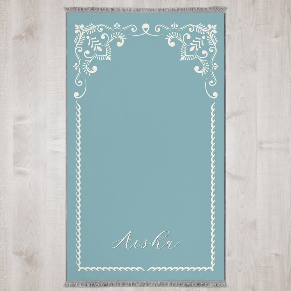 Personalized Foam Padded Prayer Mat, Muslim Prayer Rug, Janamaz, Islamic Gift, Anti-Slip Mat, Large XL Musallah, Designer Sejadah 811 - image 4