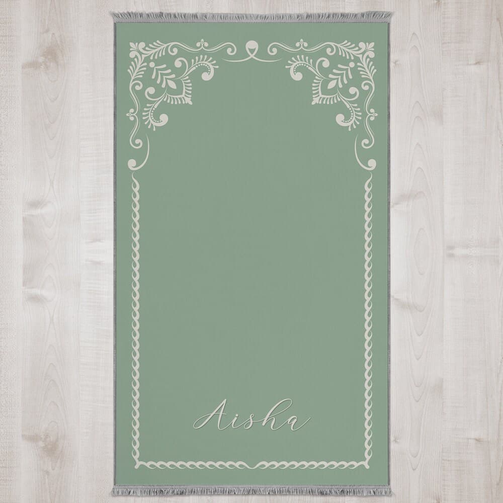 Personalized Foam Padded Prayer Mat, Muslim Prayer Rug, Janamaz, Islamic Gift, Anti-Slip Mat, Large XL Musallah, Designer Sejadah 811 - image 5