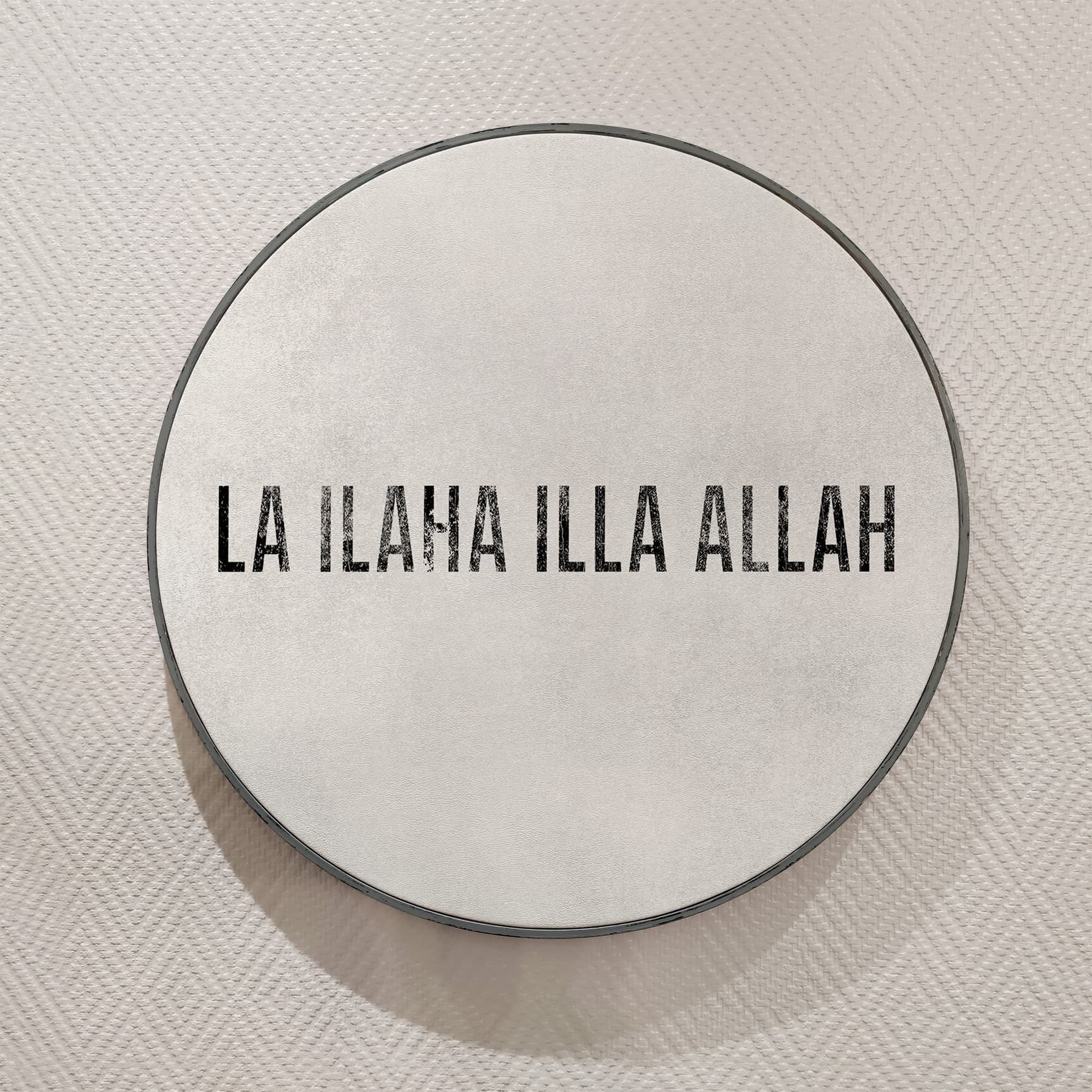 Islamic Quote Wall Art, La Ilaha Illa Allah, Quran Islamic Quote Home Wall Decor Painted Wood, Eid, Designer Sejadah IQ0017-2 - image 3