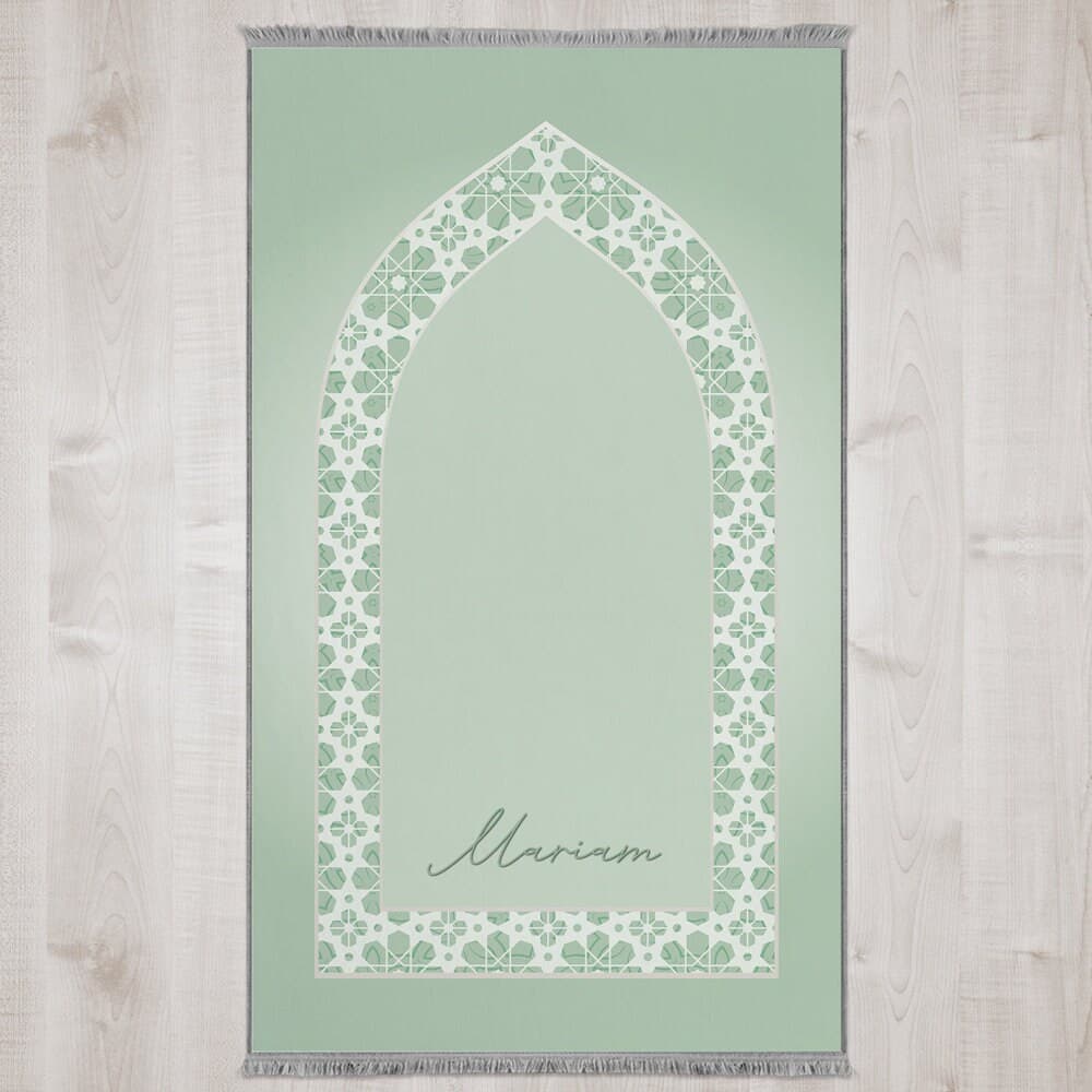 Personalized Foam Padded Prayer Mat, Muslim Prayer Rug, Janamaz, Islamic Gift, Anti-Slip Mat, Large XL Musallah, Designer Sejadah 809 - image 4