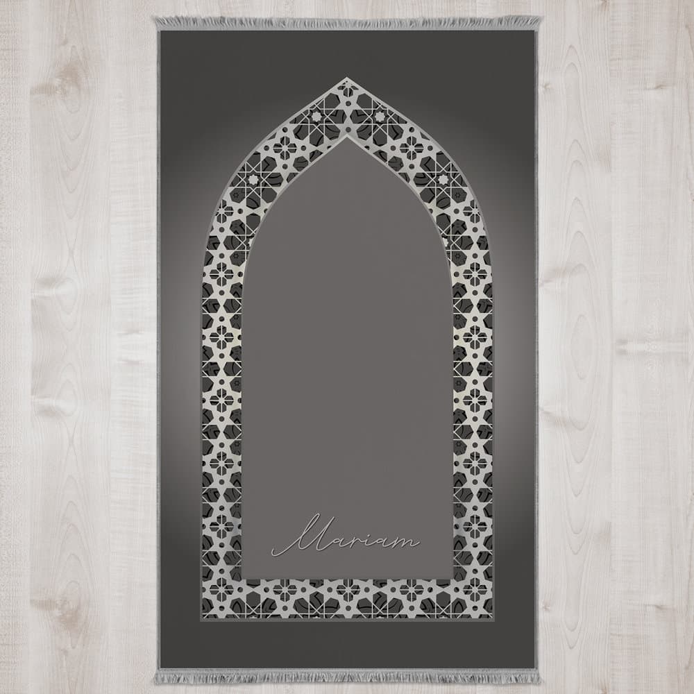 Personalized Foam Padded Prayer Mat, Muslim Prayer Rug, Janamaz, Islamic Gift, Anti-Slip Mat, Large XL Musallah, Designer Sejadah 809 - image 5