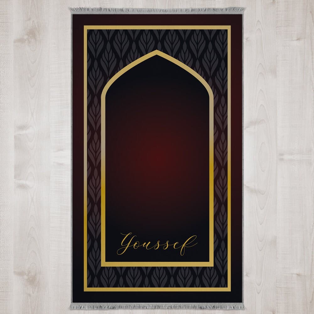 Personalized Foam Padded Prayer Mat, Muslim Prayer Rug, Janamaz, Islamic Gift, Anti-Slip Mat, Large XL Musallah, Designer Sejadah 808 - image 4