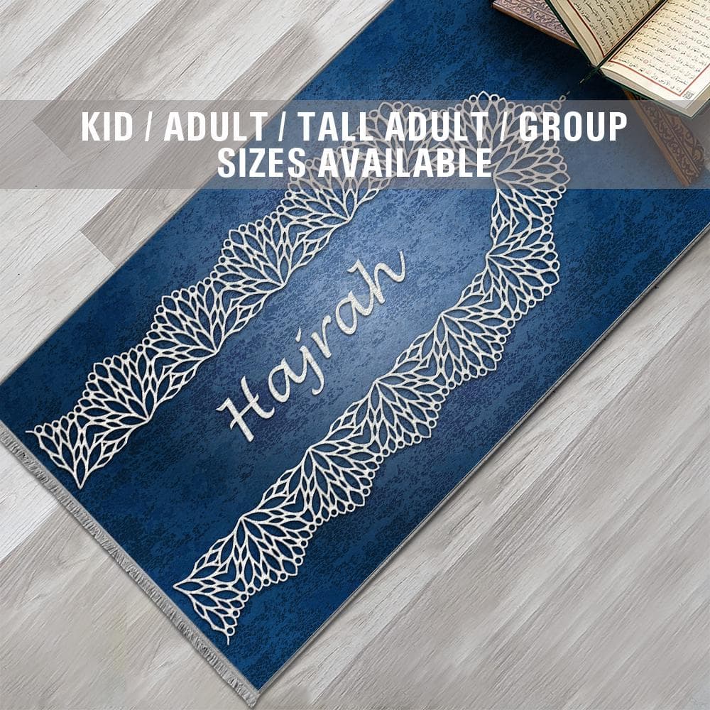 Personalized Foam Padded Prayer Mat, Muslim Prayer Rug, Janamaz, Islamic Gift, Anti-Slip Mat, Large XL Small Musallah, Designer Sejadah 414
