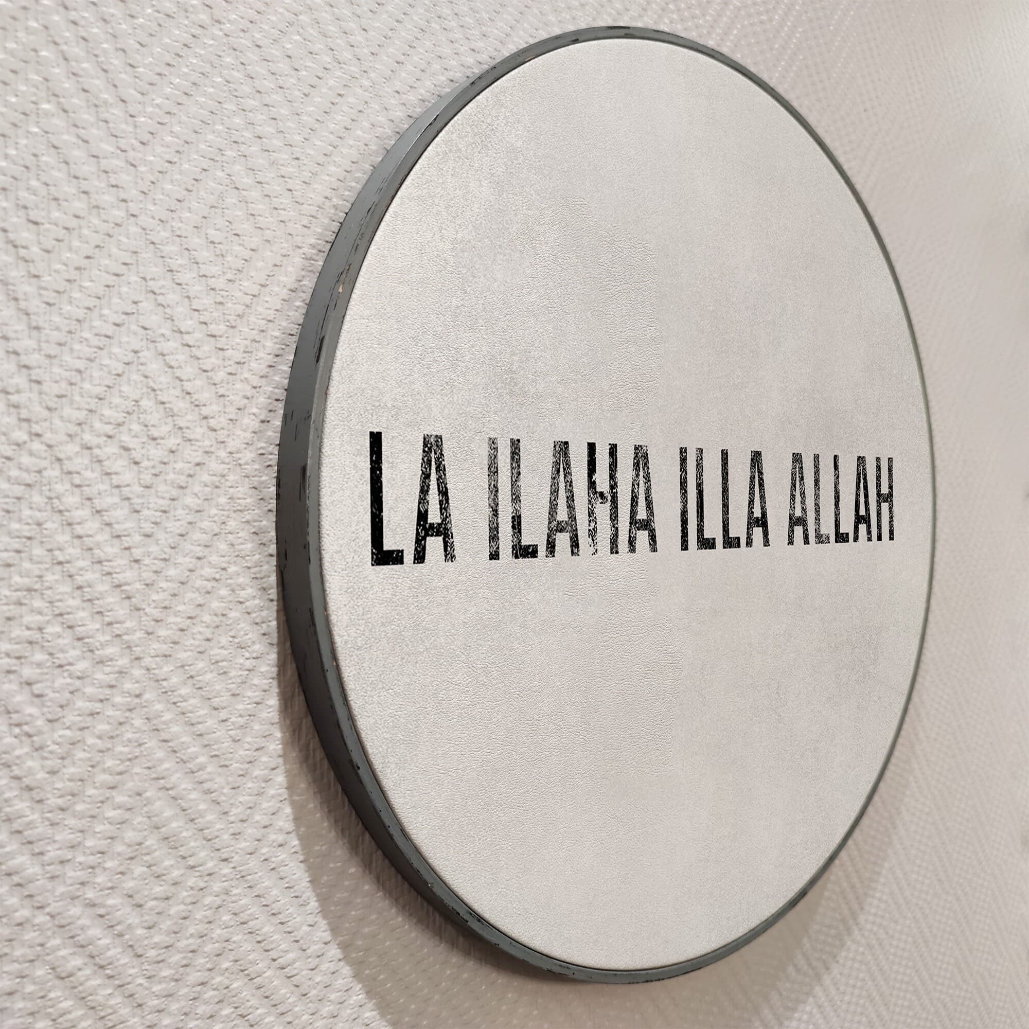 Islamic Quote Wall Art, La Ilaha Illa Allah, Quran Islamic Quote Home Wall Decor Painted Wood, Eid, Designer Sejadah IQ0017-2 - image 5