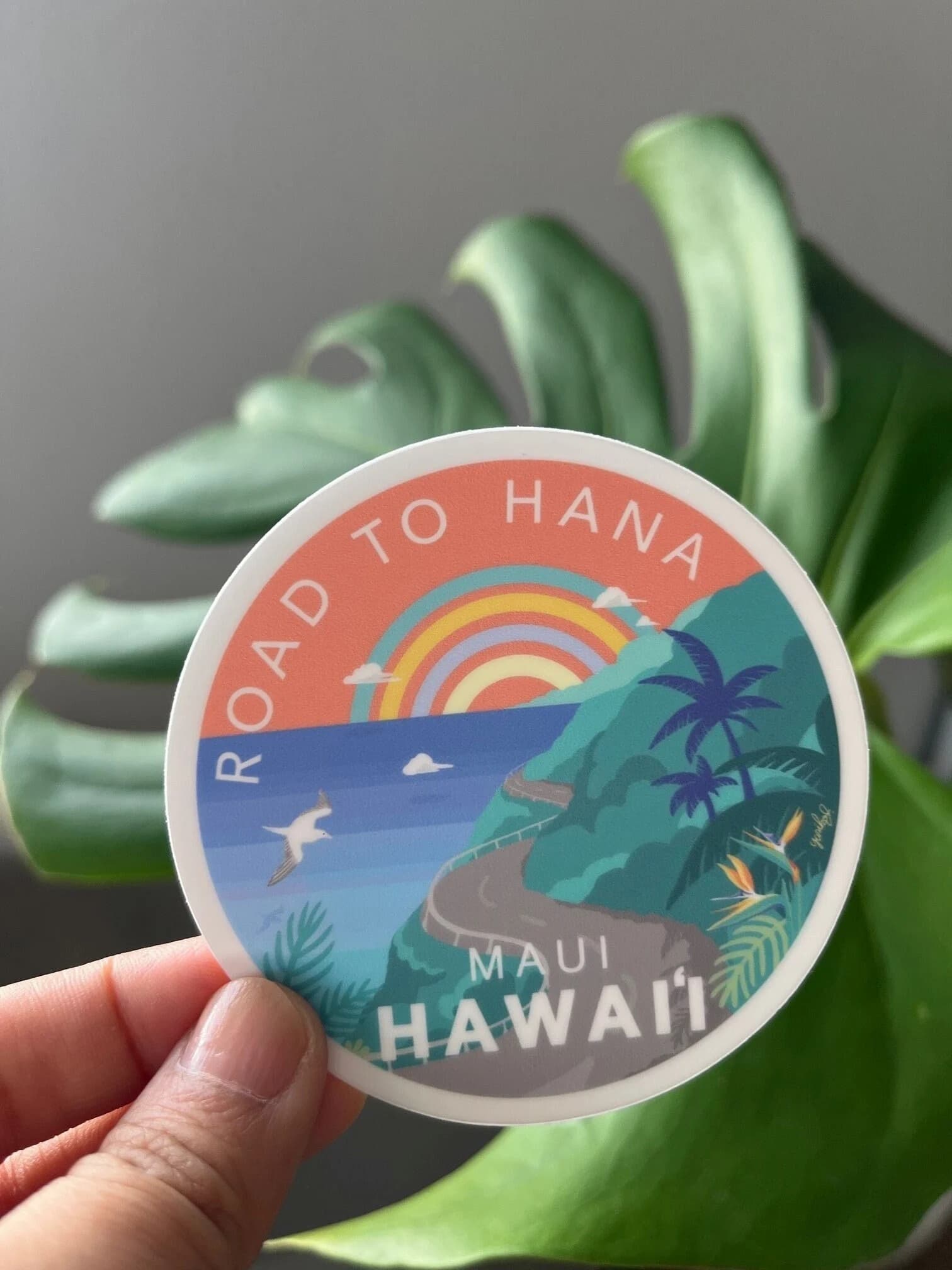 Road to Hana Sticker -Maui,  Hawaii