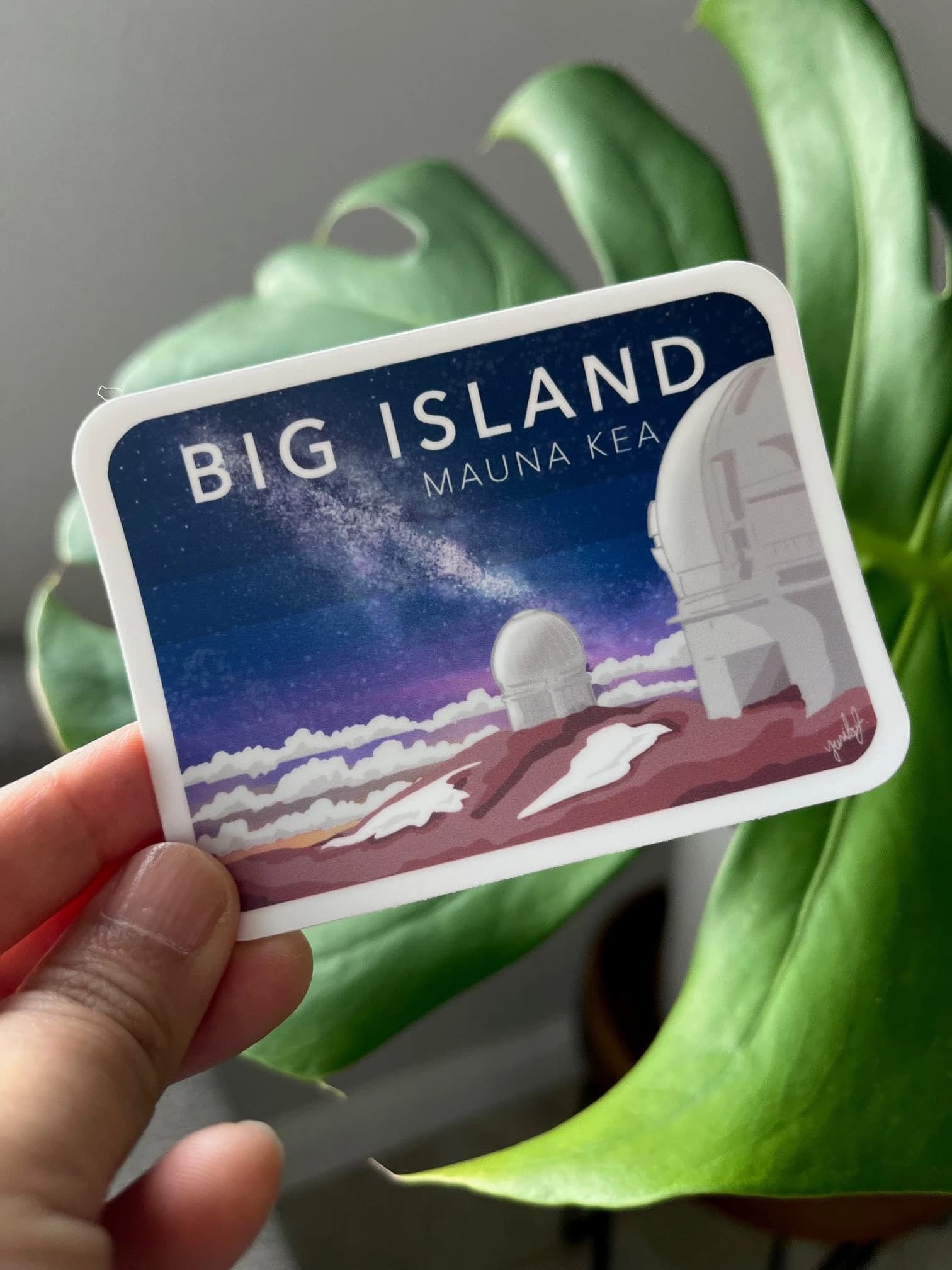 Mauna Kea Sticker - Big Island, HAWAII