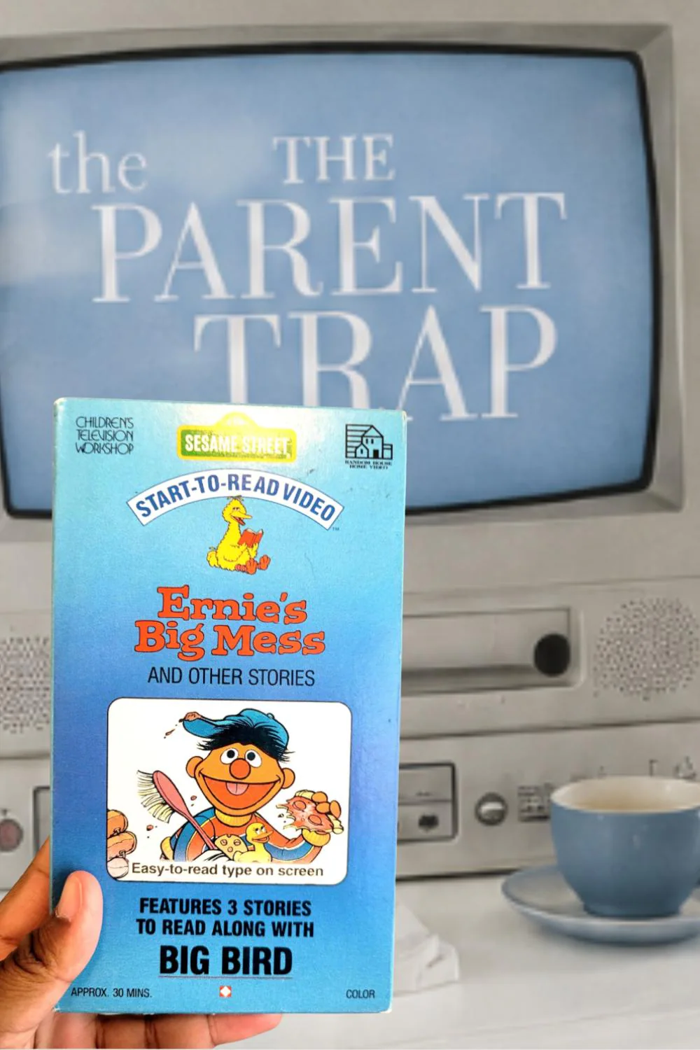 Vintage Sesame Street Ernie's Big Mess & Other Stories VHS Tape | 1987 Start-to-Read Video