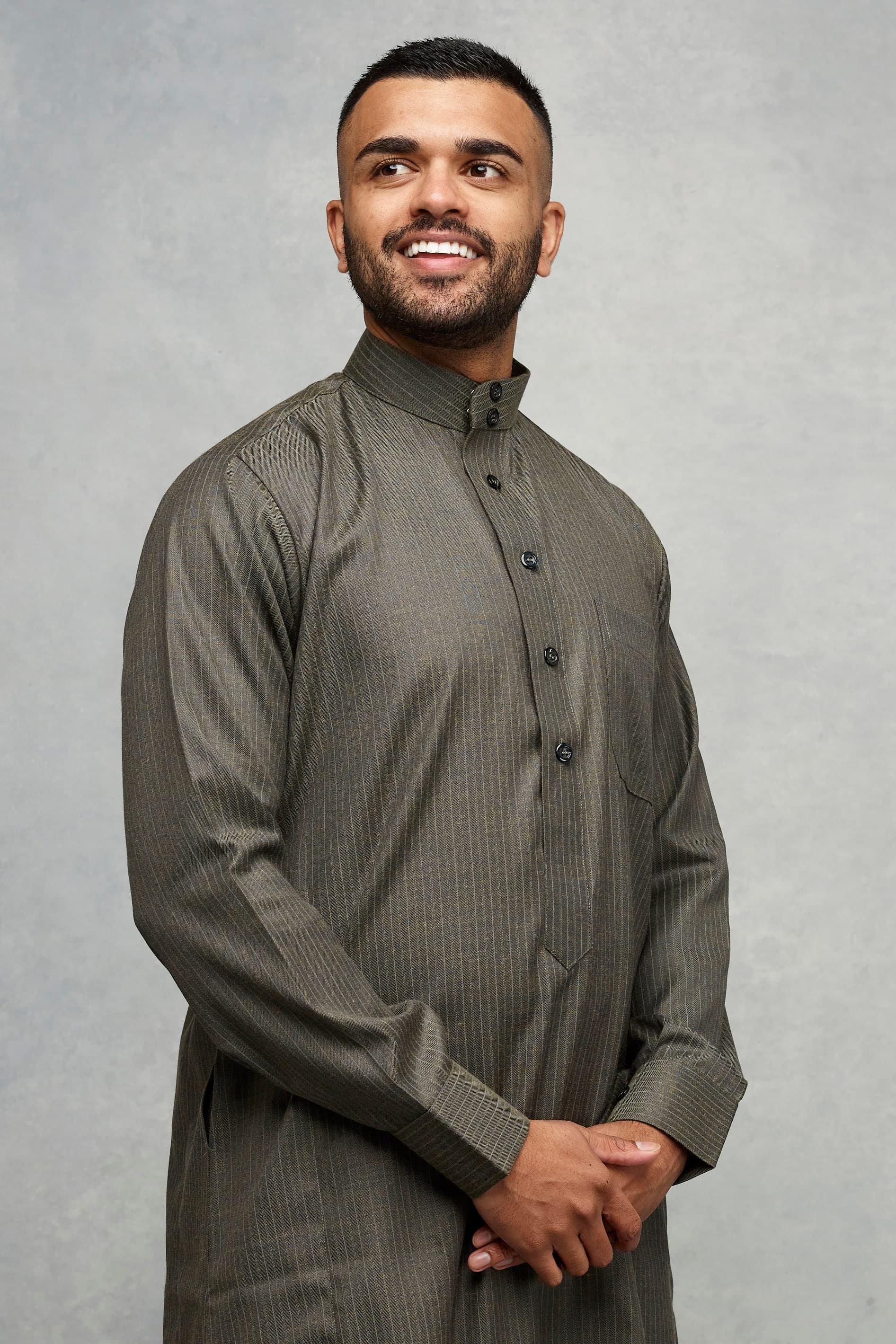 Heavyweight Winter Thobe: Saudi Style, Full Sleeves - image 3
