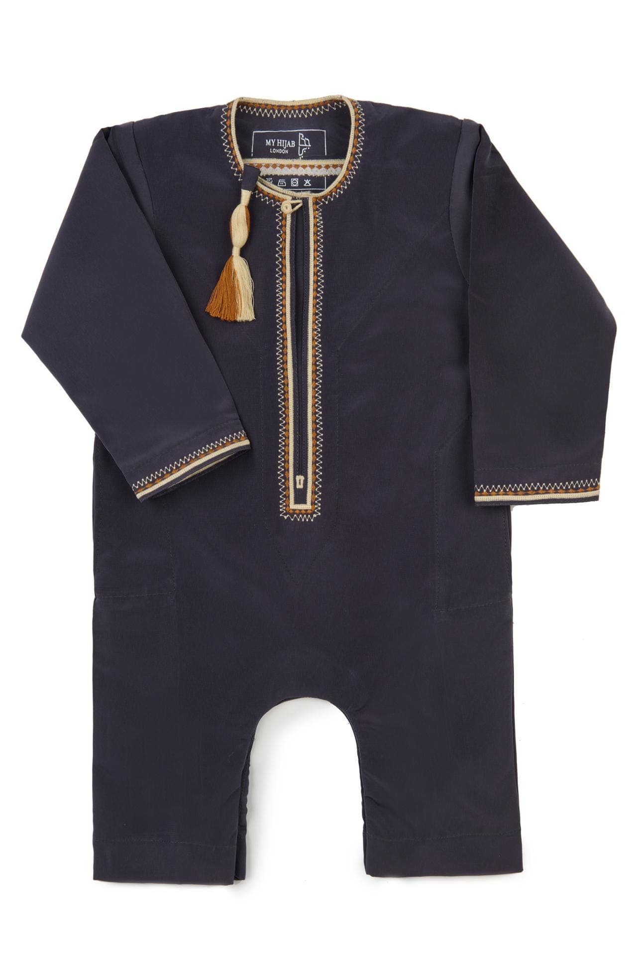 Thobe Jubbah Jubba Islamic Children Newborn Baby Kid's Romper Present Gift Omani
