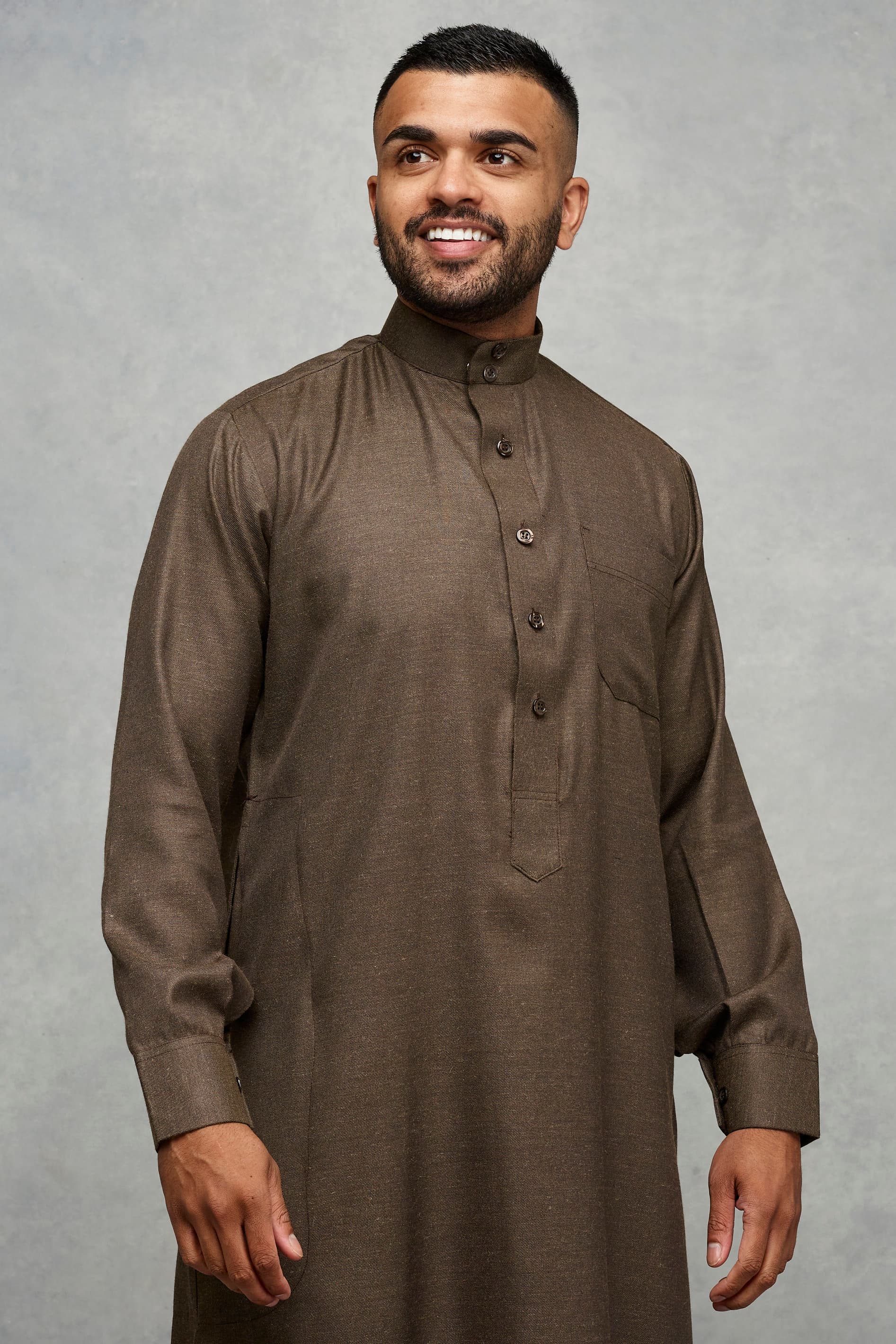 Jubbah Jubba Thobe Thoab Kaftan Kaudura Qamees Men Islamic Saudi Style (Ideal for Winter)