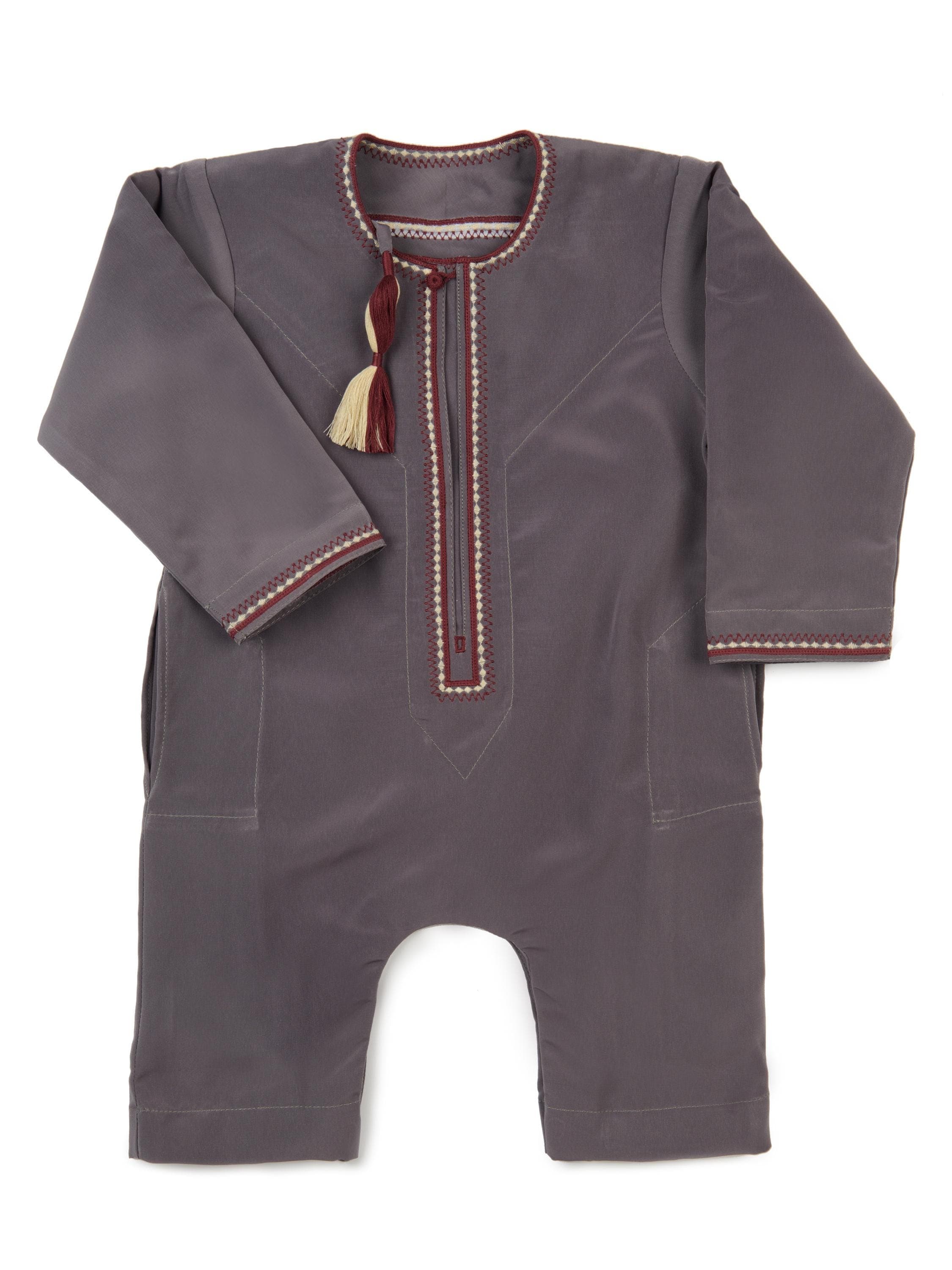 Thobe Jubbah Jubba Islamic Children Newborn Baby Kid's Romper Present Gift Omani