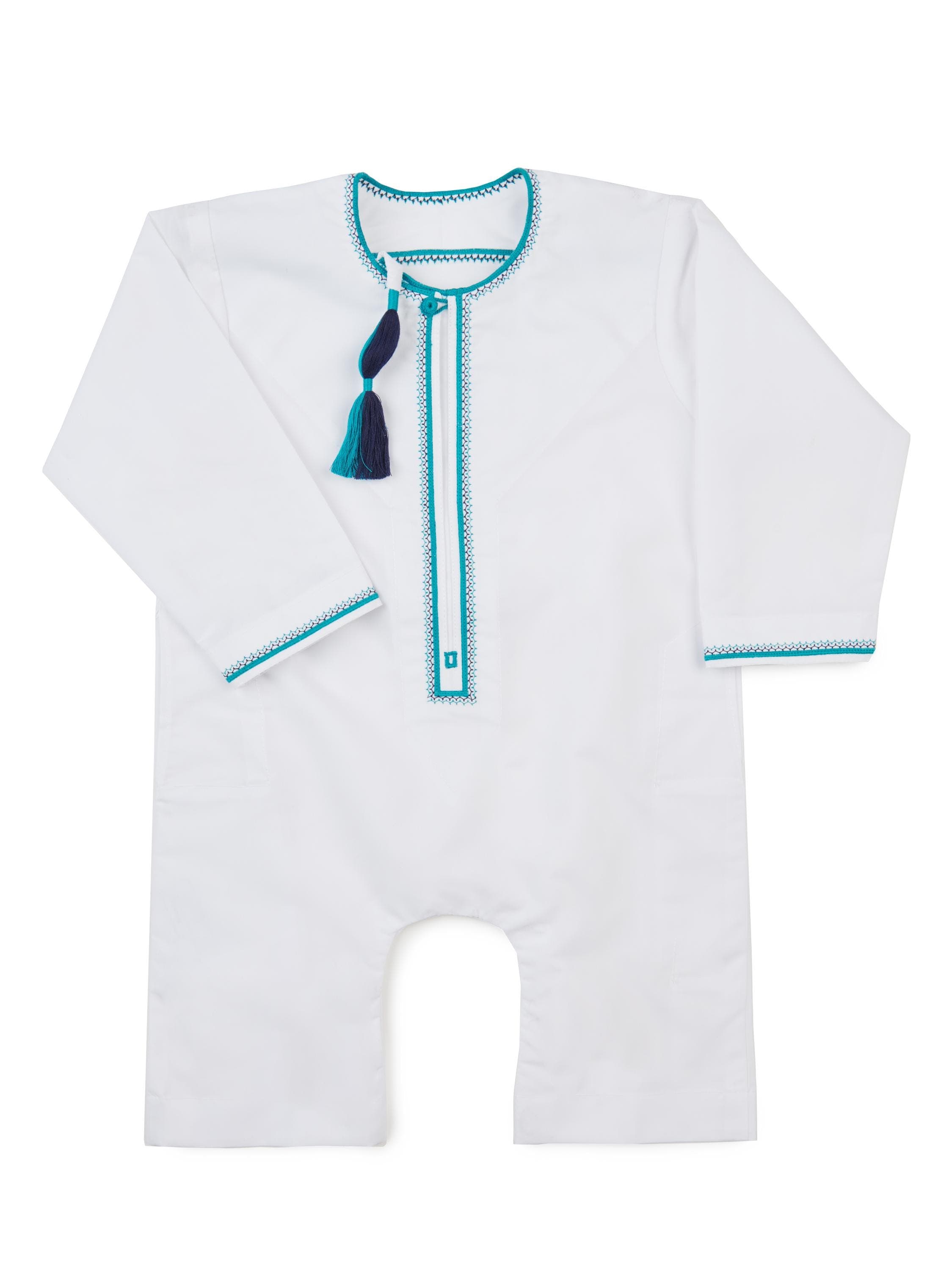 Thobe Jubbah Jubba Islamic Children Newborn Baby Kid's Romper Present Gift Omani