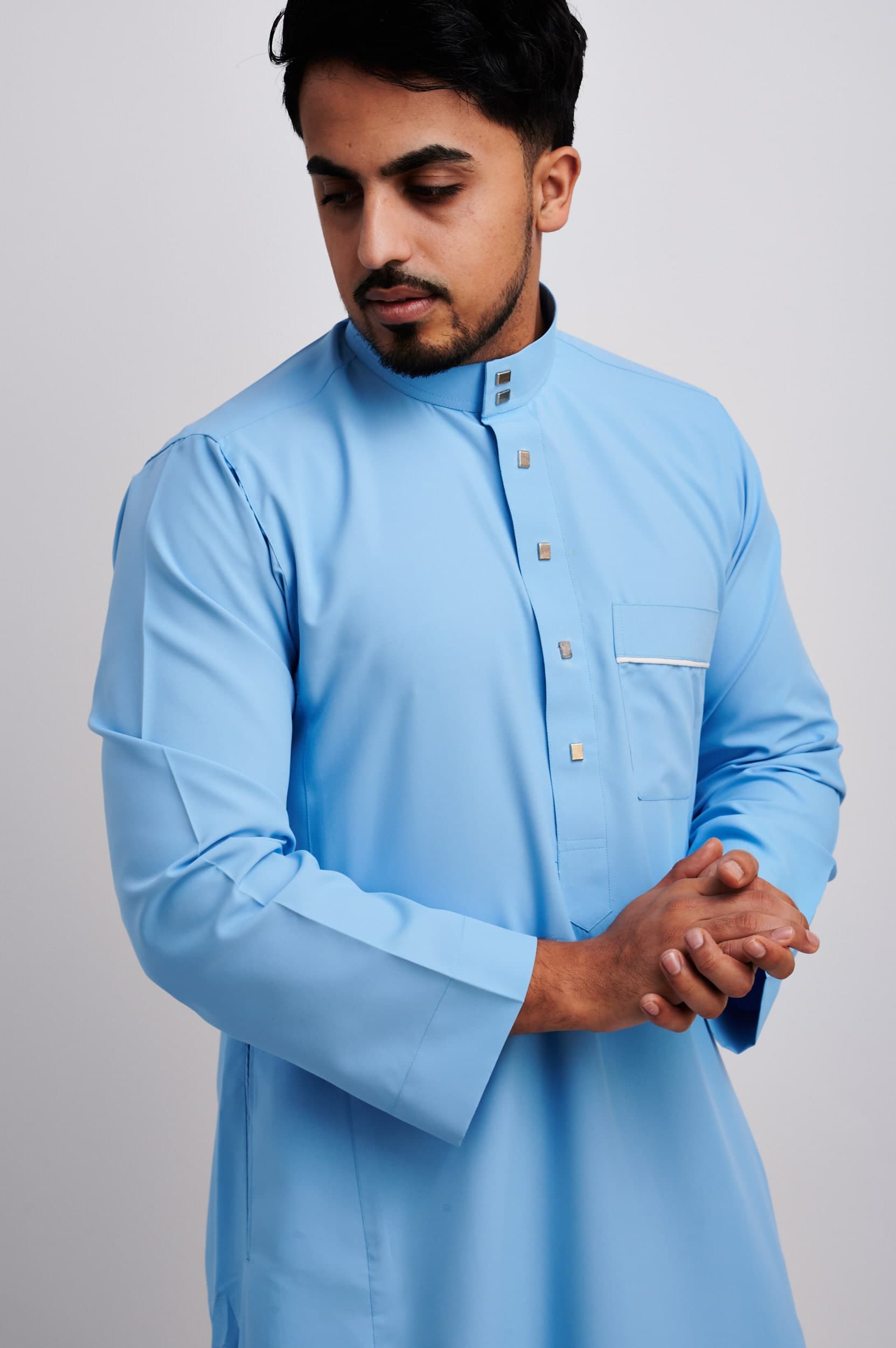 Jubbah Jubba Thobe Thoab Kaftan Kaudura Qamees Men Boys Saudi Style