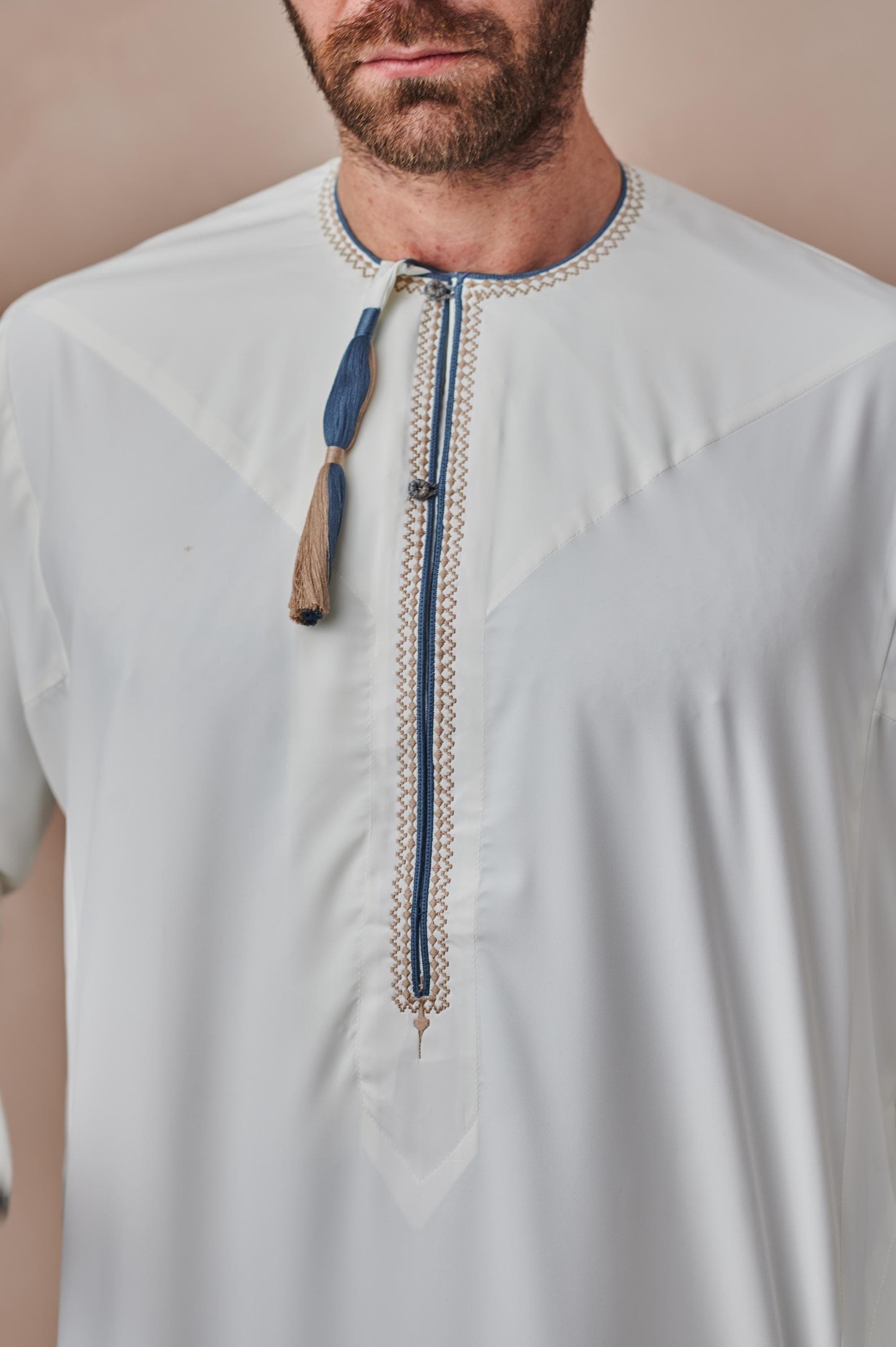 Jubbah Jubba Thobe Thoab Kaftan Kaudura Qamees Shiny Omani Saudi Style