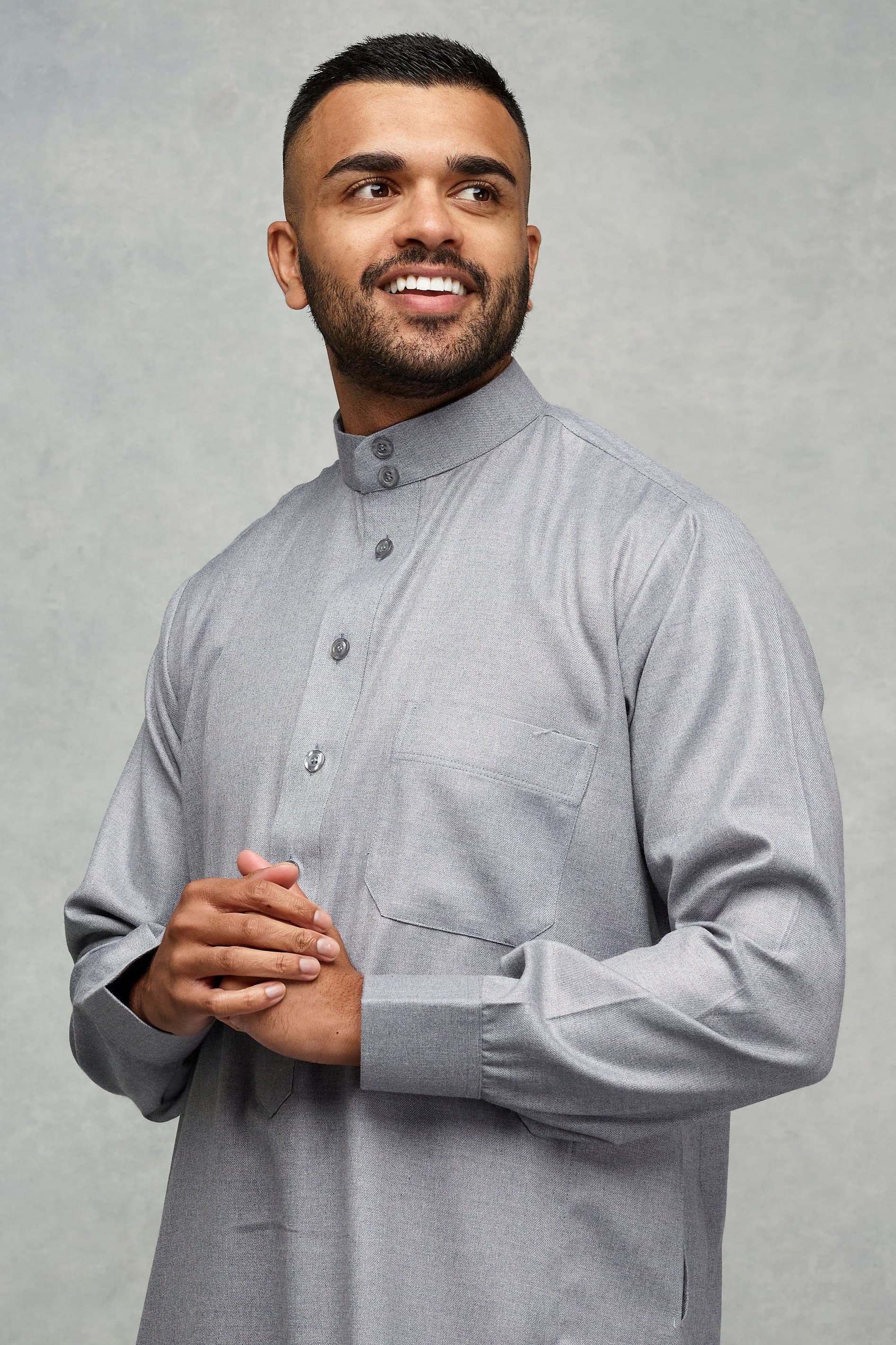 Jubbah Jubba Thobe Thoab Kaftan Kaudura Qamees Men Islamic Saudi Style (Ideal for Winter)