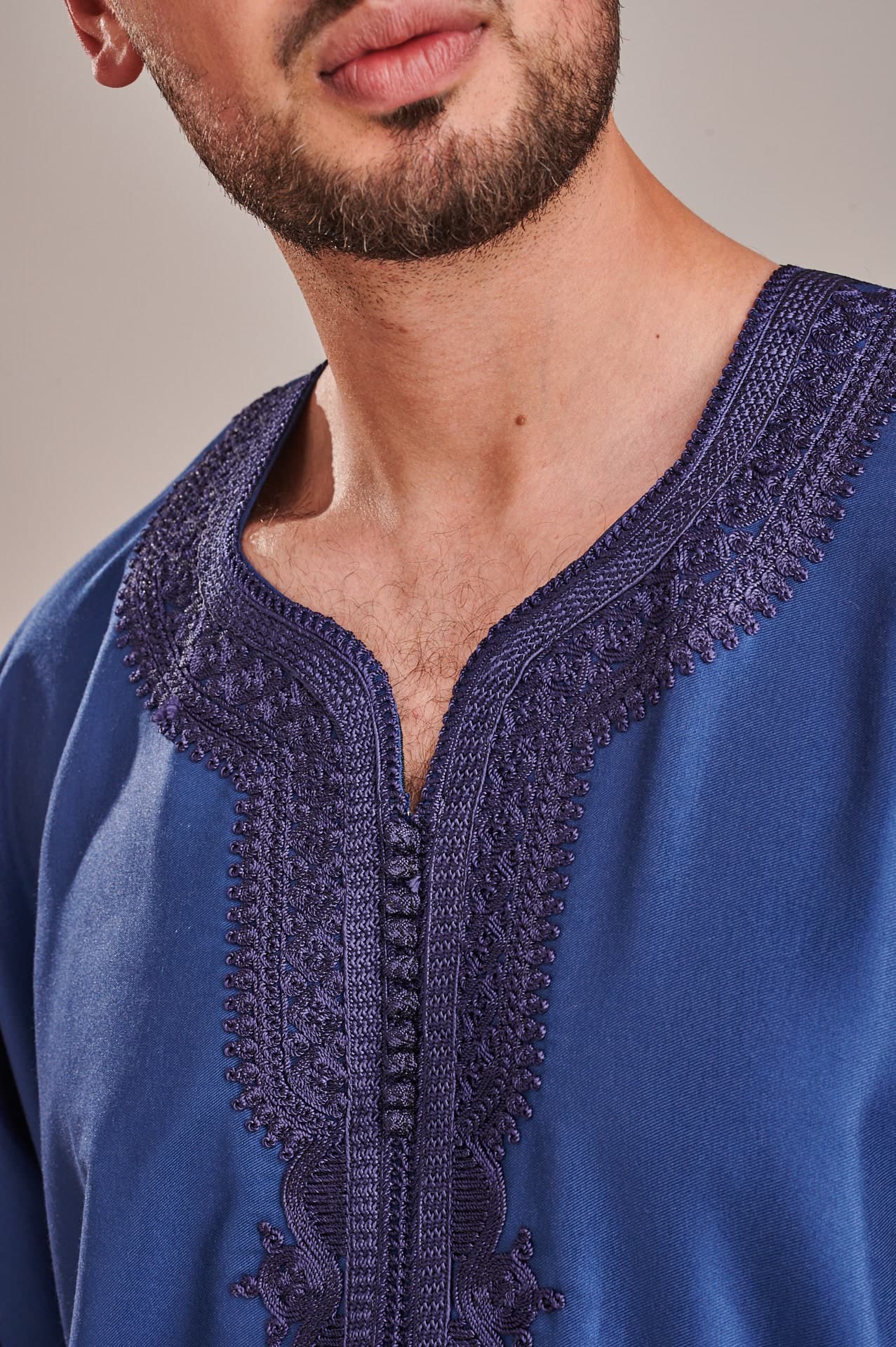Thobe Djellaba Gandoura Jubbah Jubba Kaftan Kandura Kamees  Men Moroccan Style - image 3
