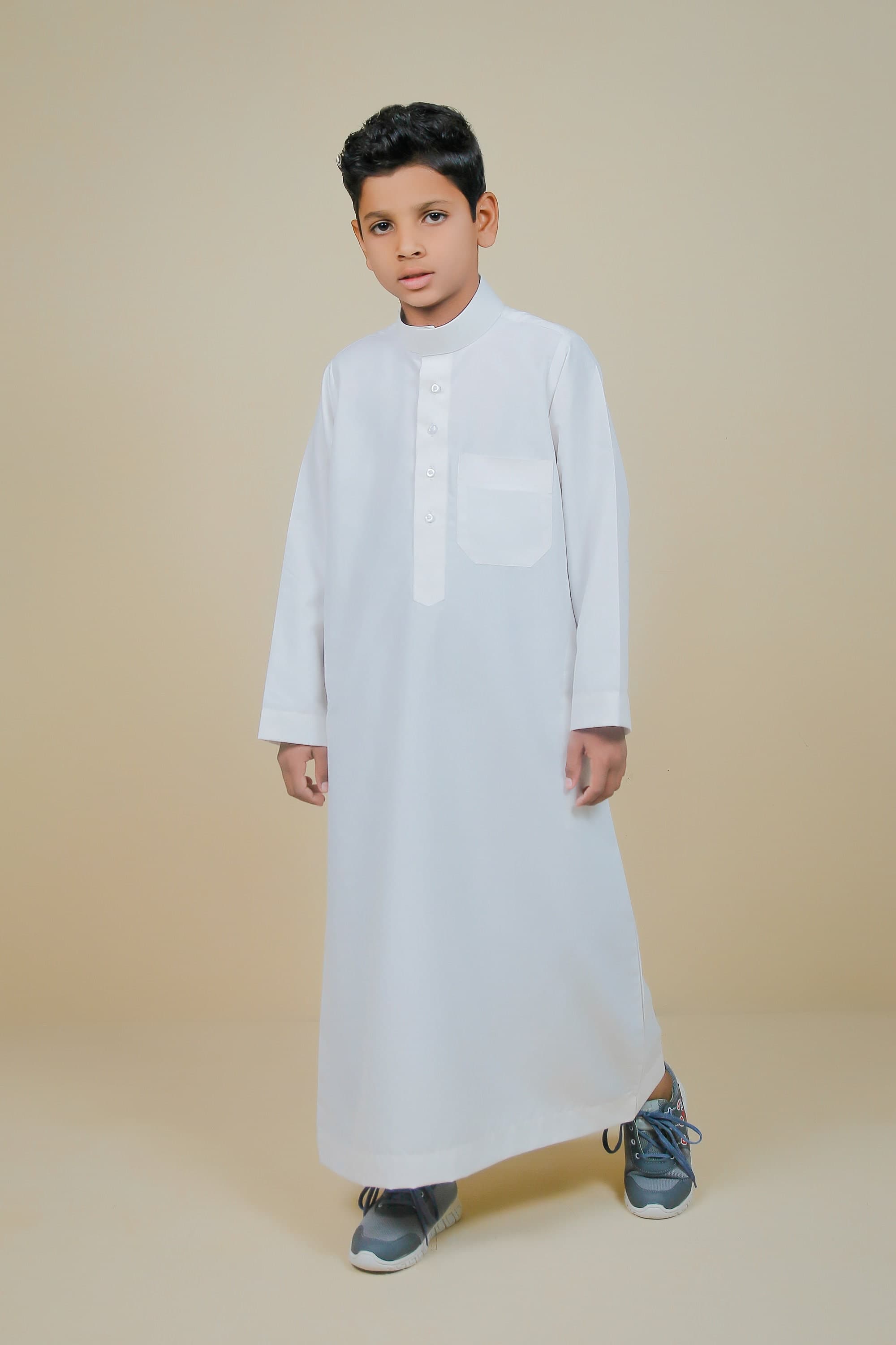 Jubbah Jubba Thobe Thoab Kaftan Kaudura Qamees Kids Boys Children Saudi Style
