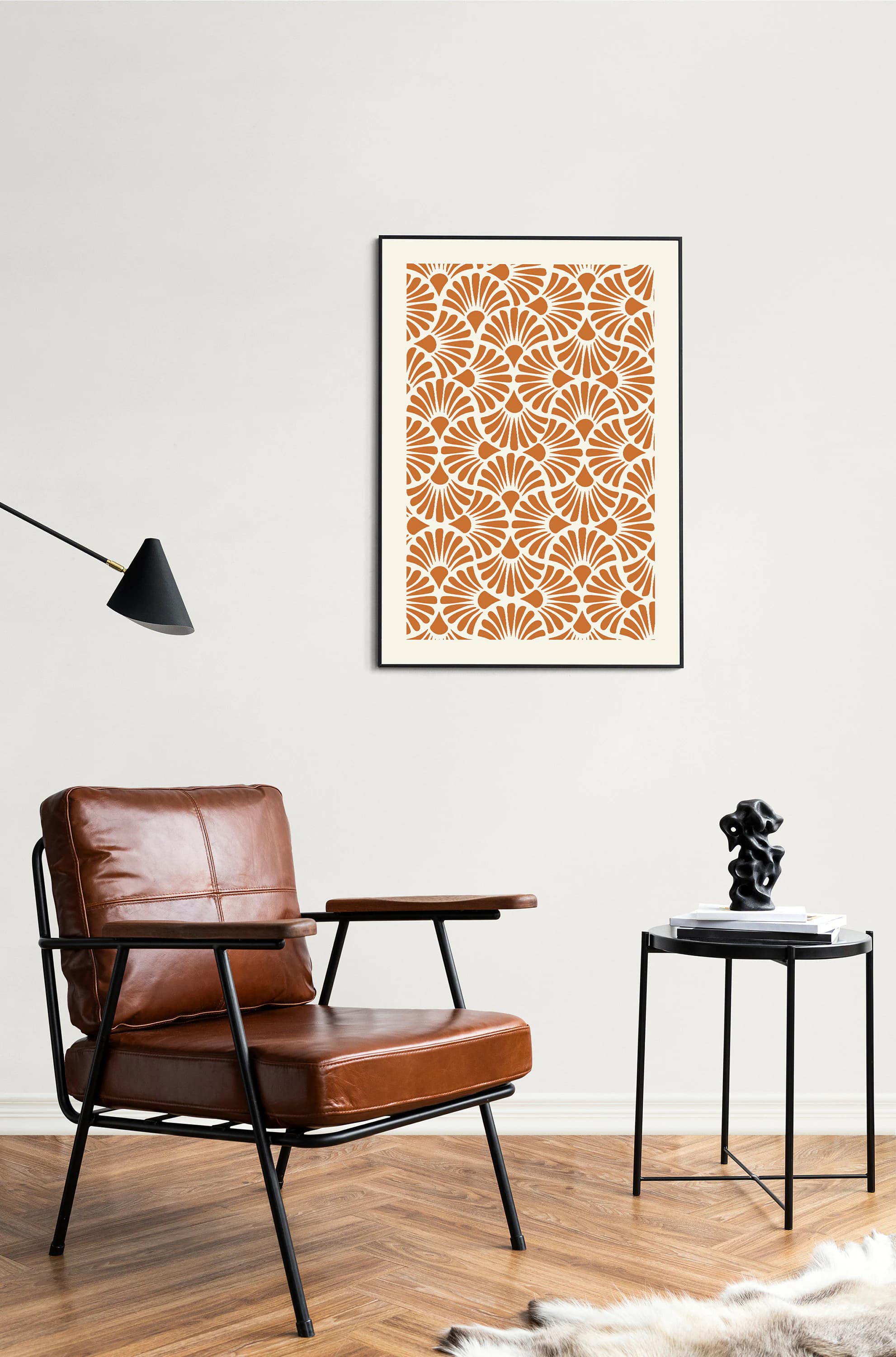 Geometric Flower Art Print: Indian Pattern Home Decor (Digital Download) - image 3