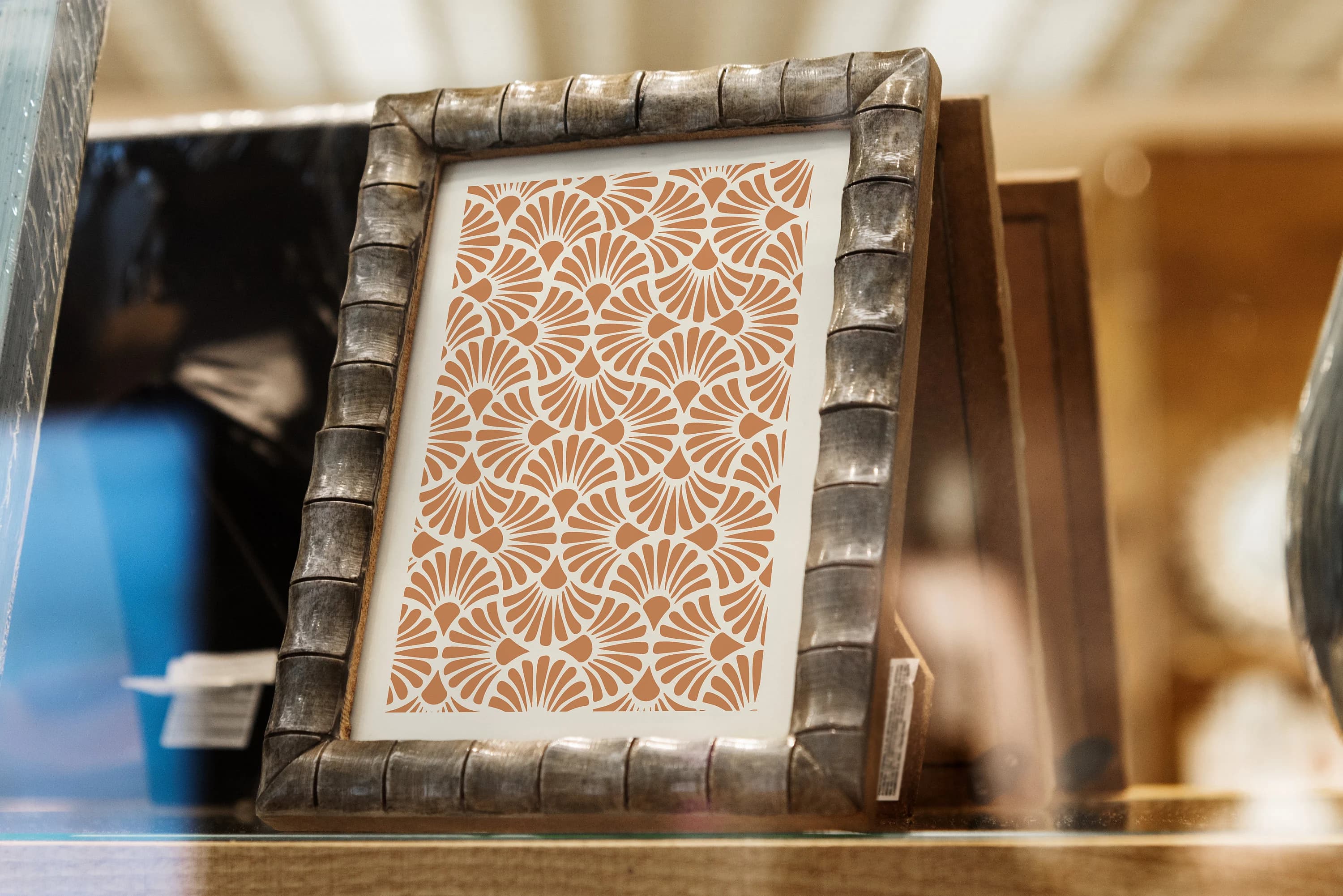 Geometric Flower Art Print: Indian Pattern Home Decor (Digital Download) - image 4