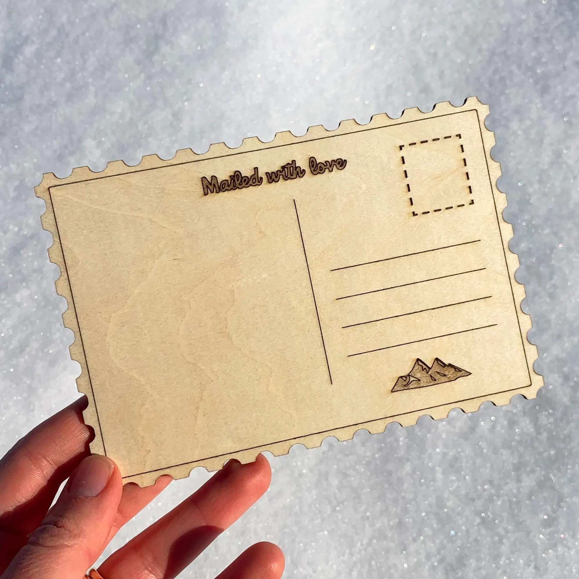 Appalachian Trail Centennial Laser Engraved Basswood Postcard - image 4
