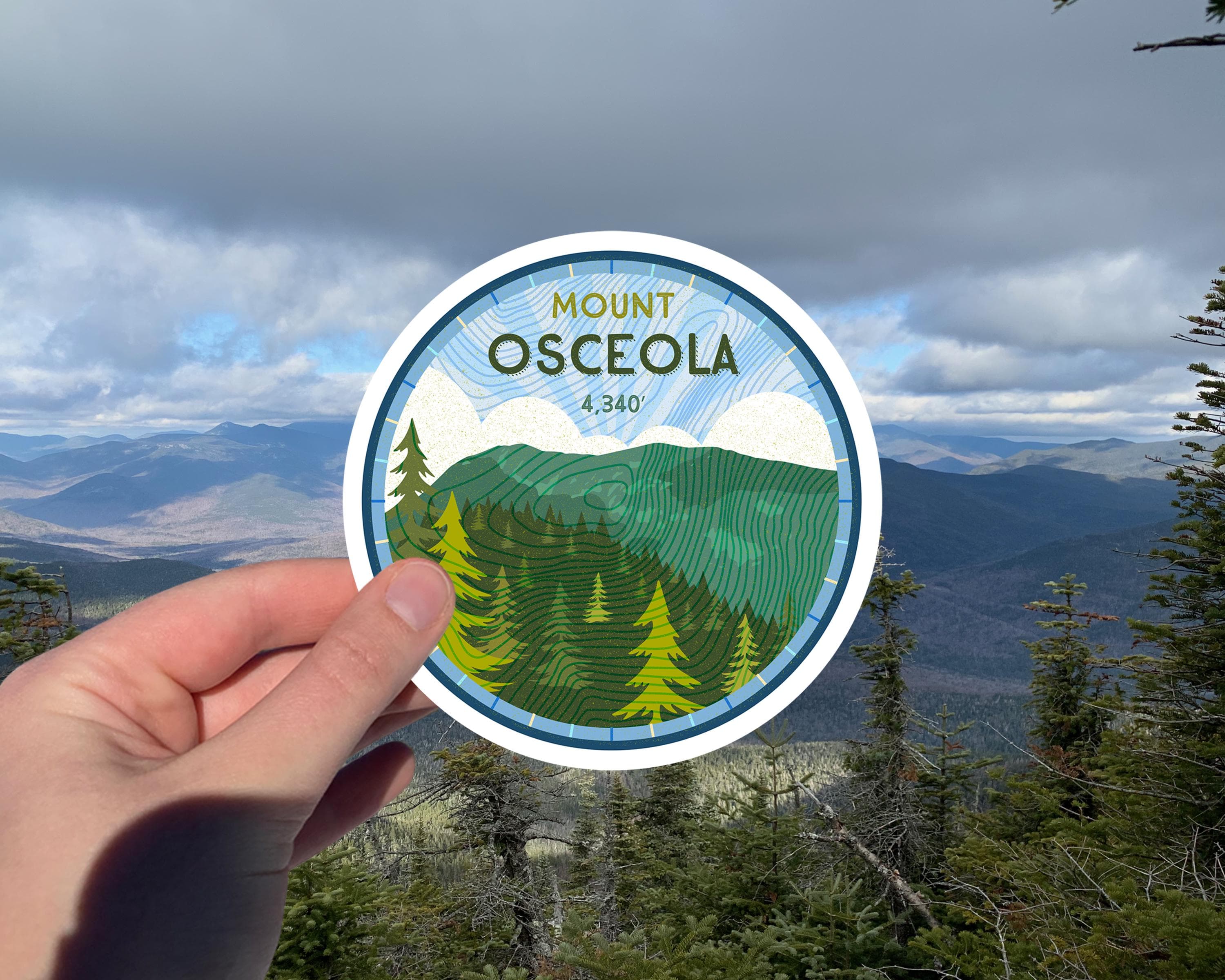 Mount Osceola Sticker: New Hampshire White Mountains Souvenir - image 5