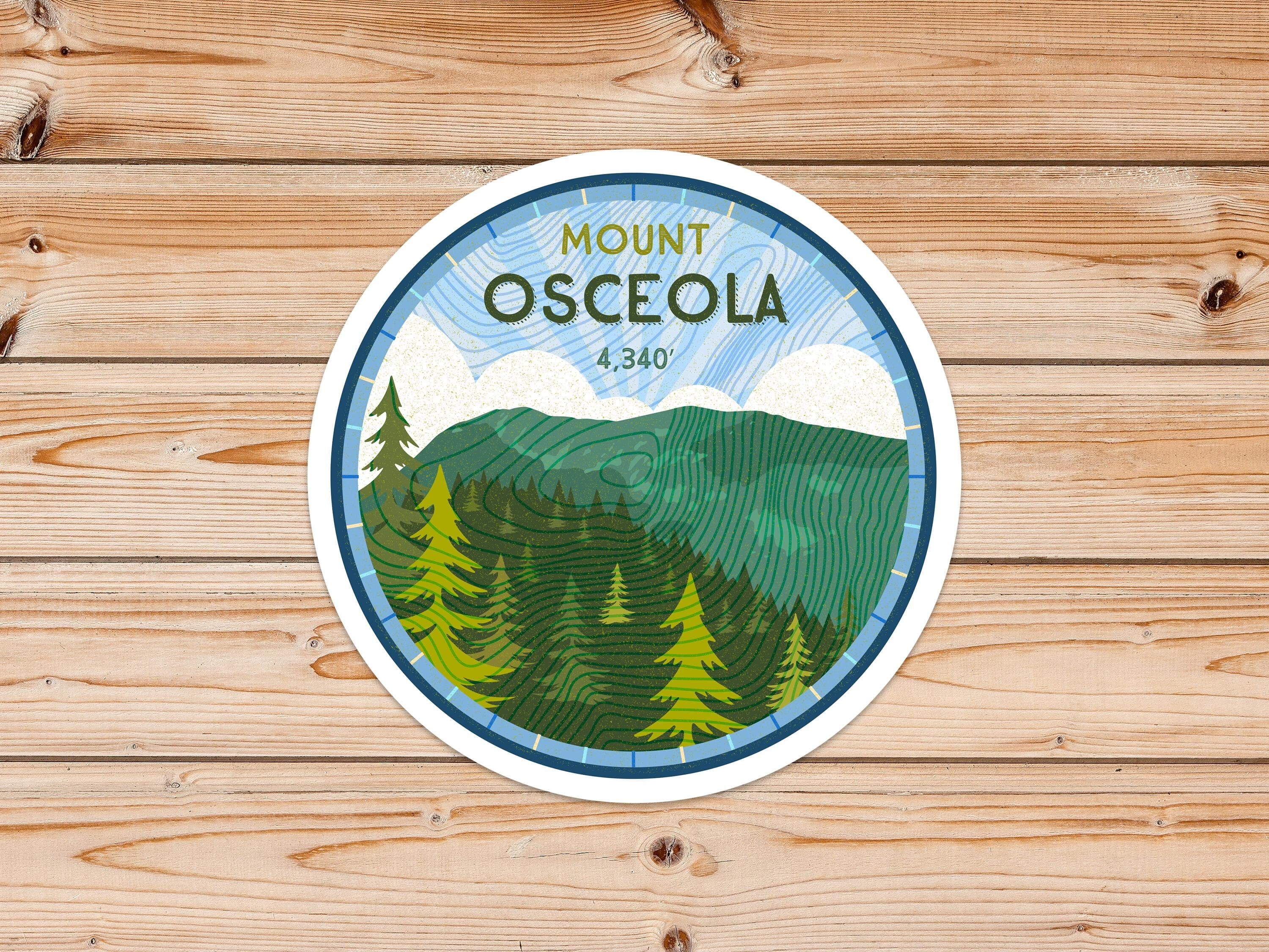 Mount Osceola Sticker: New Hampshire White Mountains Souvenir