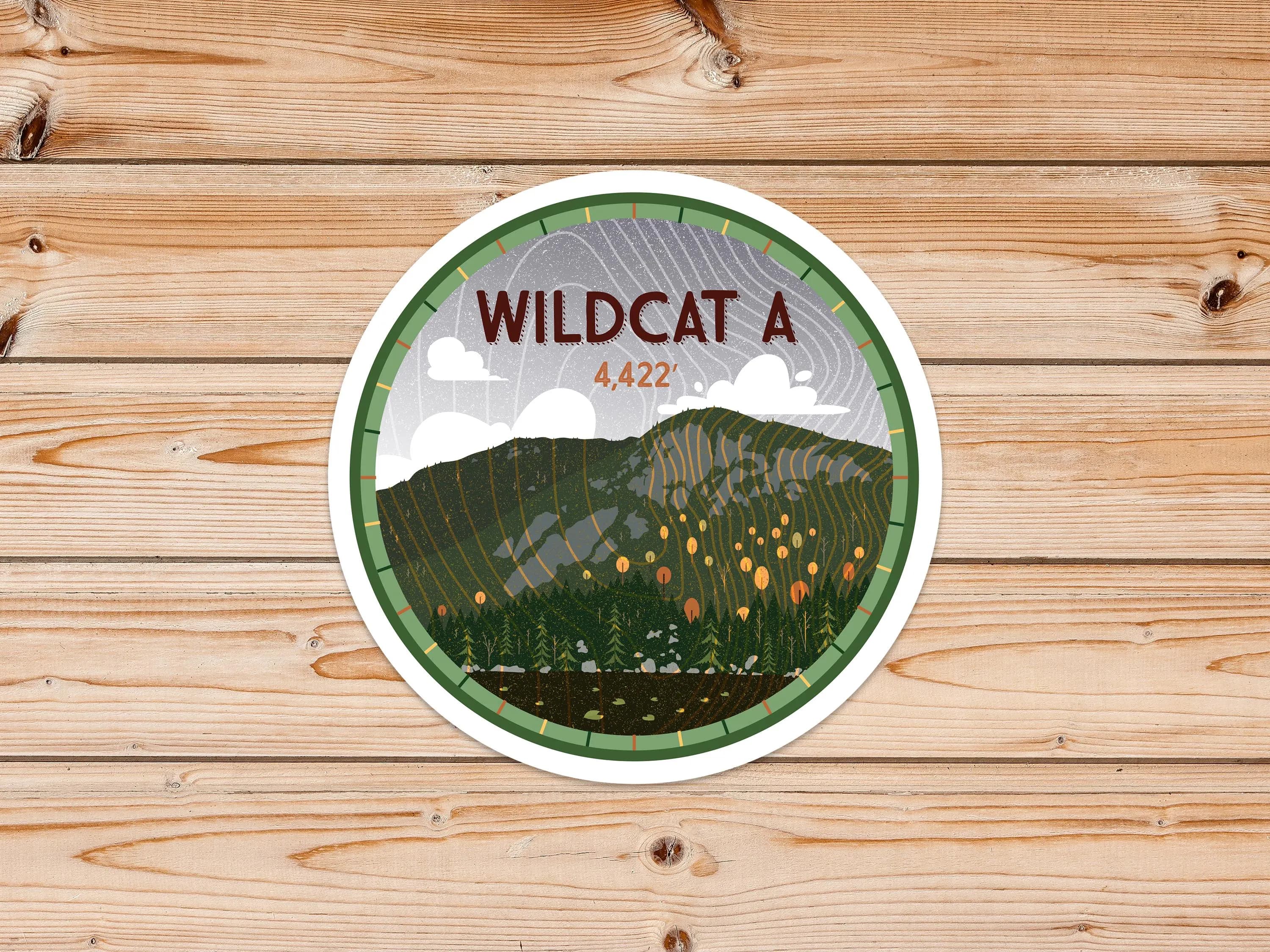 Wildcat A Peak Sticker: NH 4000 Footer Hiking Gift - image 3
