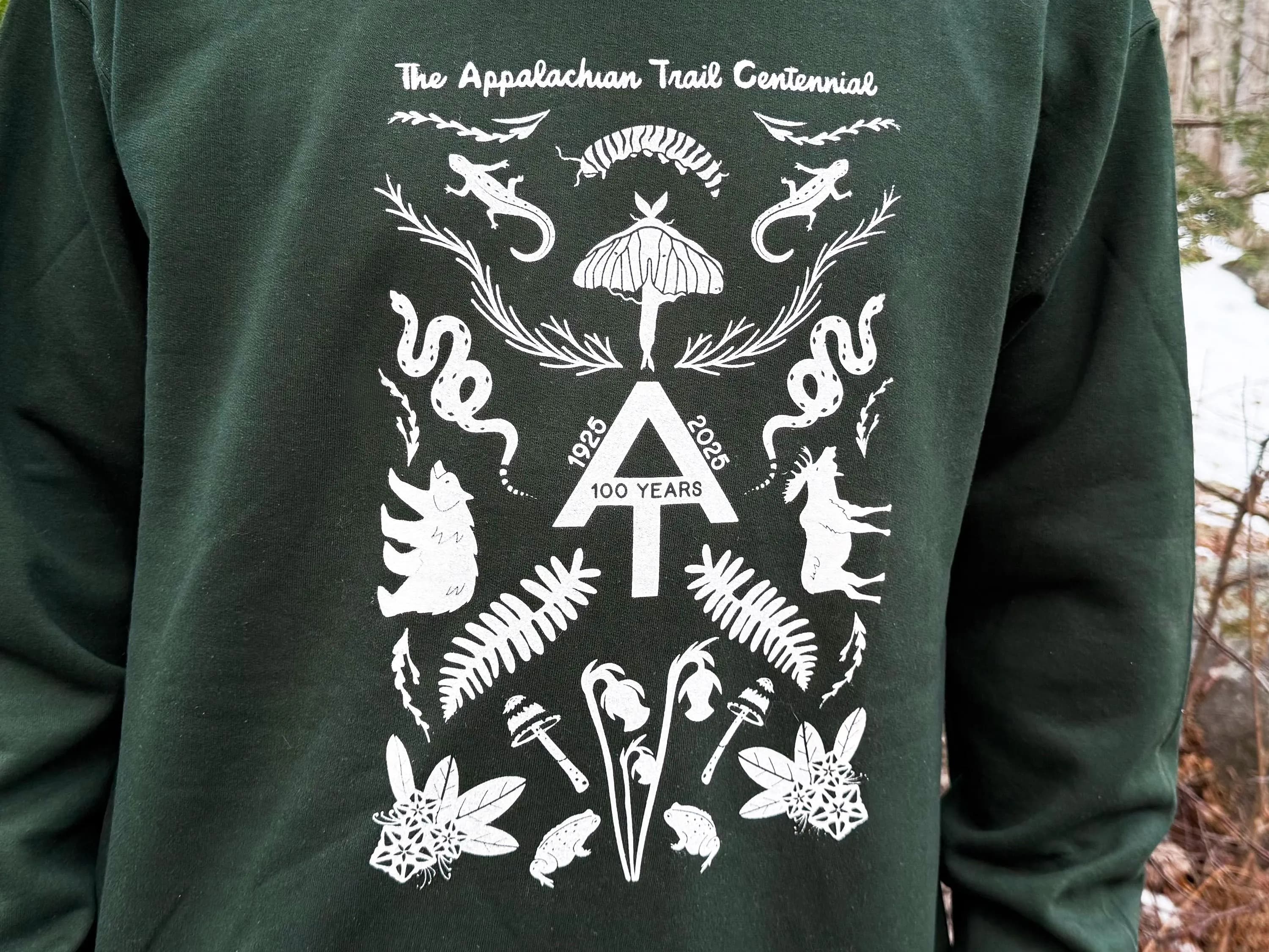 Appalachian Trail Centennial Sweatshirt: AT Thru Hiker Gift, AT 100 - image 2