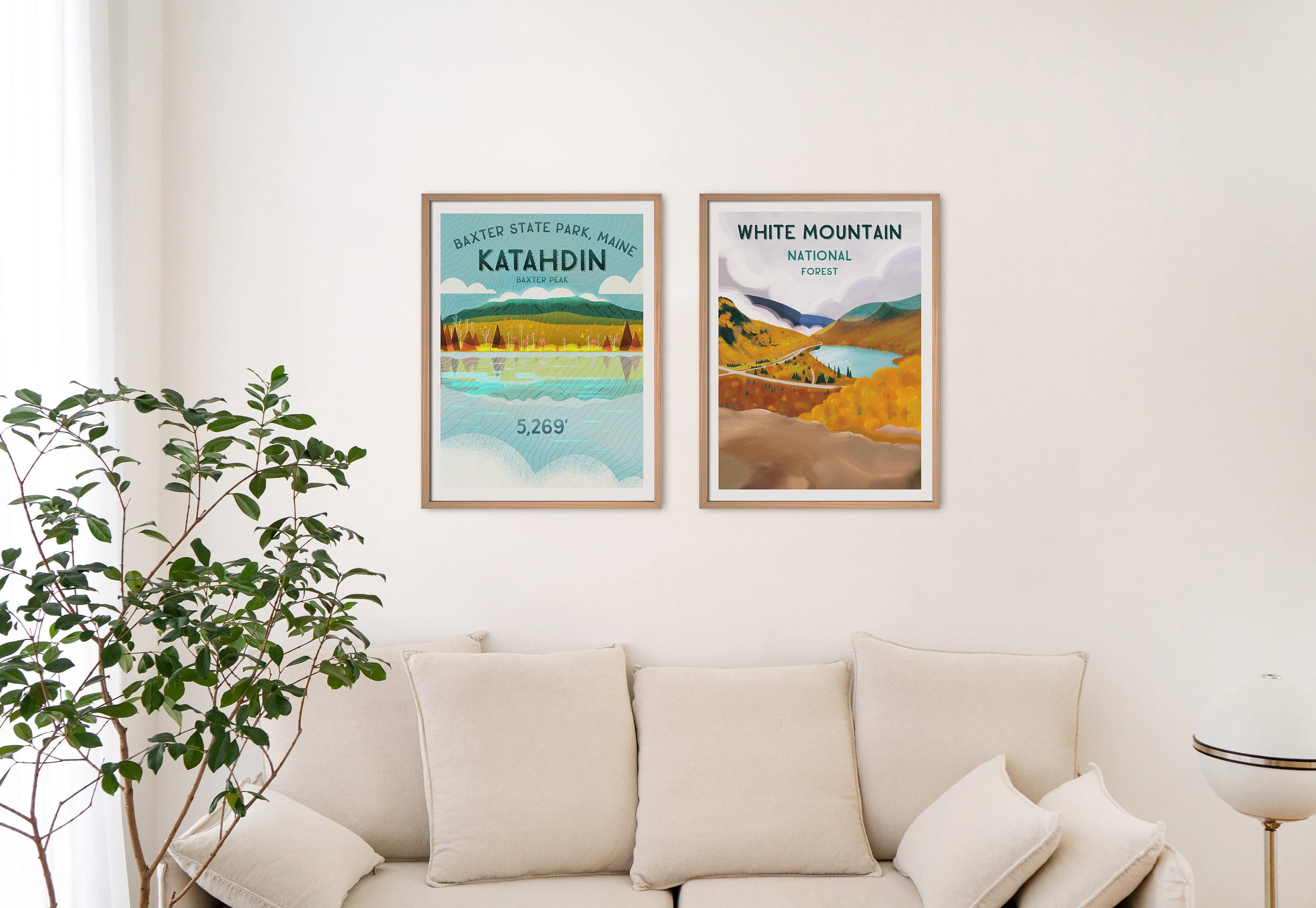 Mount Katahdin, Baxter State Park Print - Maine Mountain Landscape - Appalachian Trail Print - image 5