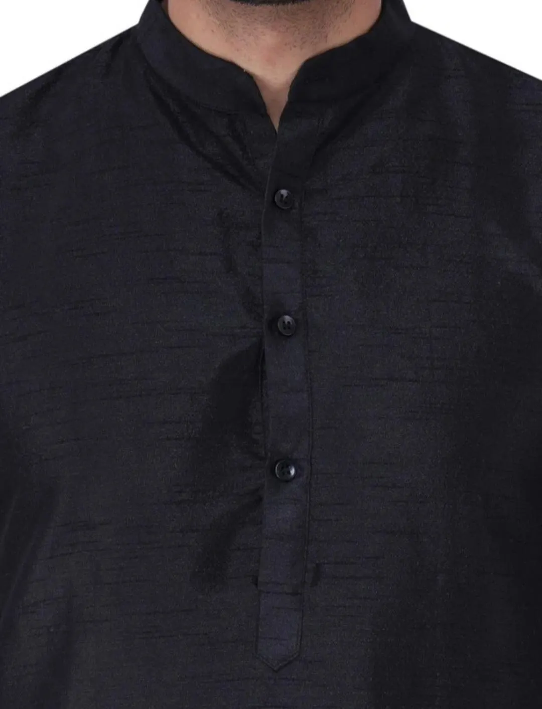 Man kurta Banarsi Silk kurta pajama | indian Ethnic Wear Black color Wedding Outfit,