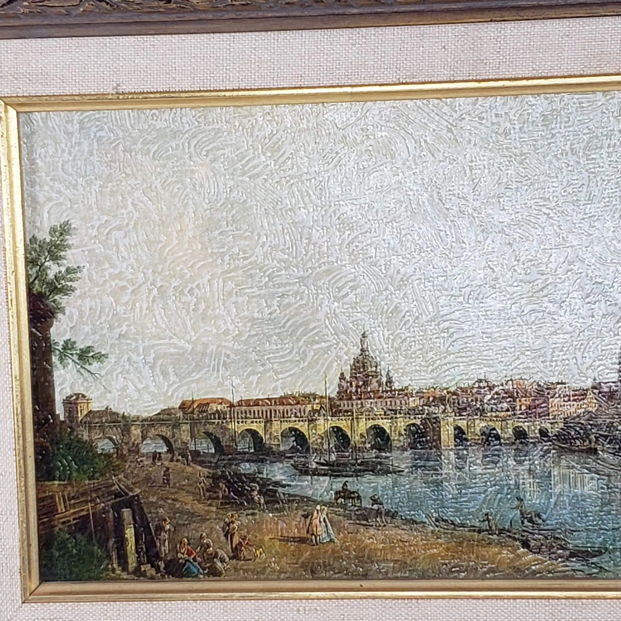Rudolf Lesch Fine Arts Giovanni Antonio Canal Canaletto Dresden Views Print Framed - image 4