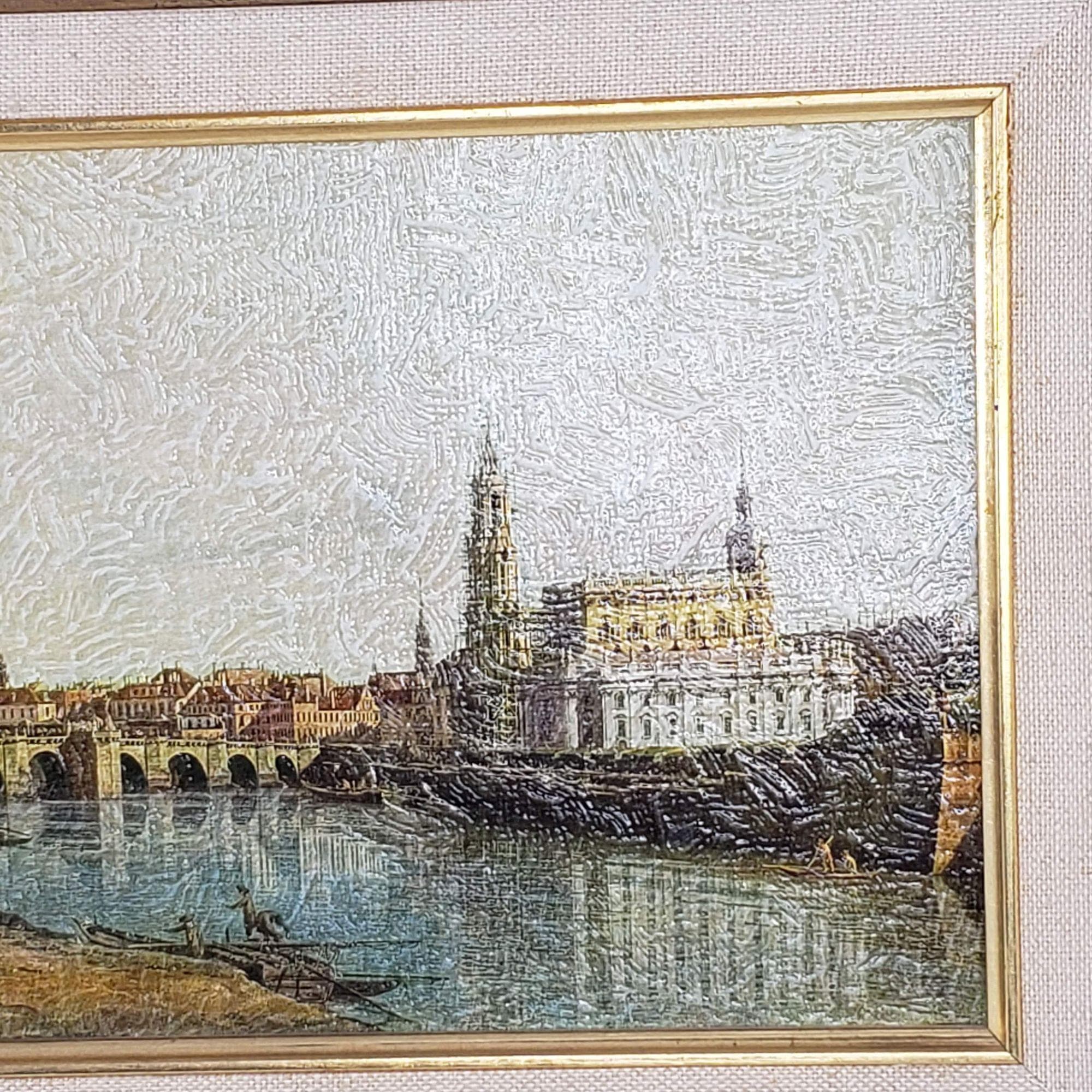Rudolf Lesch Fine Arts Giovanni Antonio Canal Canaletto Dresden Views Print Framed - image 3