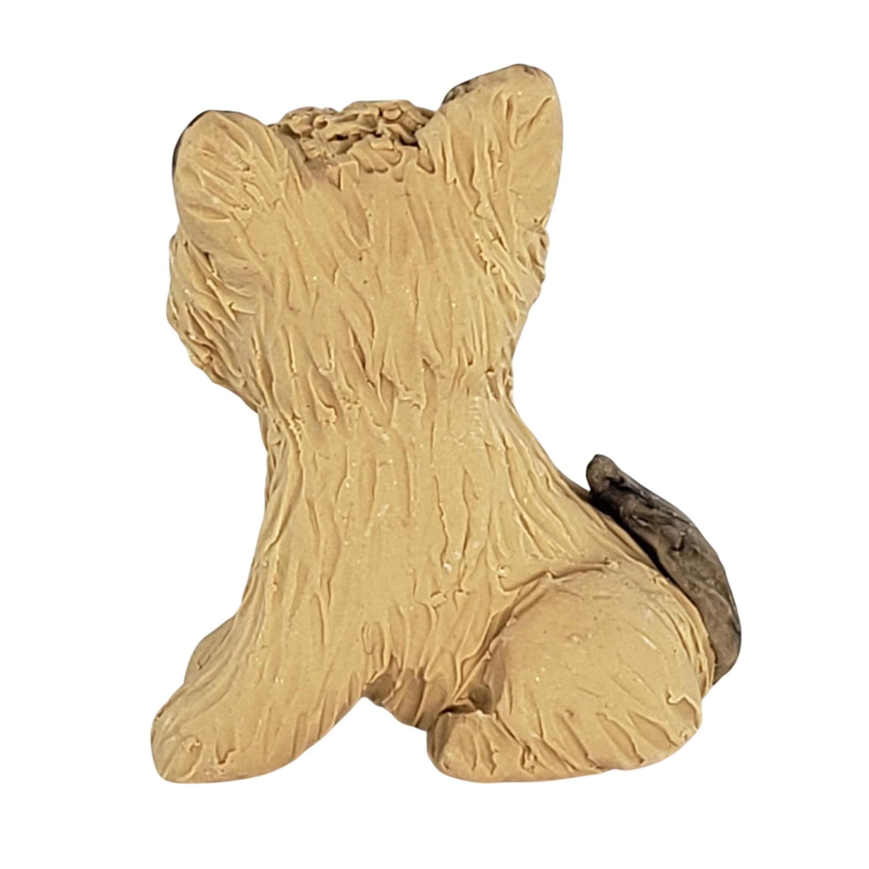 Cairn Terrier Brussels Griffon Rose Figurine By Raquel Torres Furever Clay - image 4