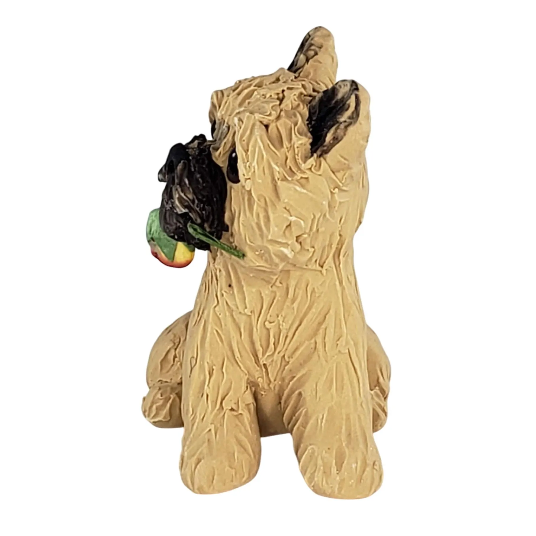 Cairn Terrier Brussels Griffon Rose Figurine By Raquel Torres Furever Clay - image 5