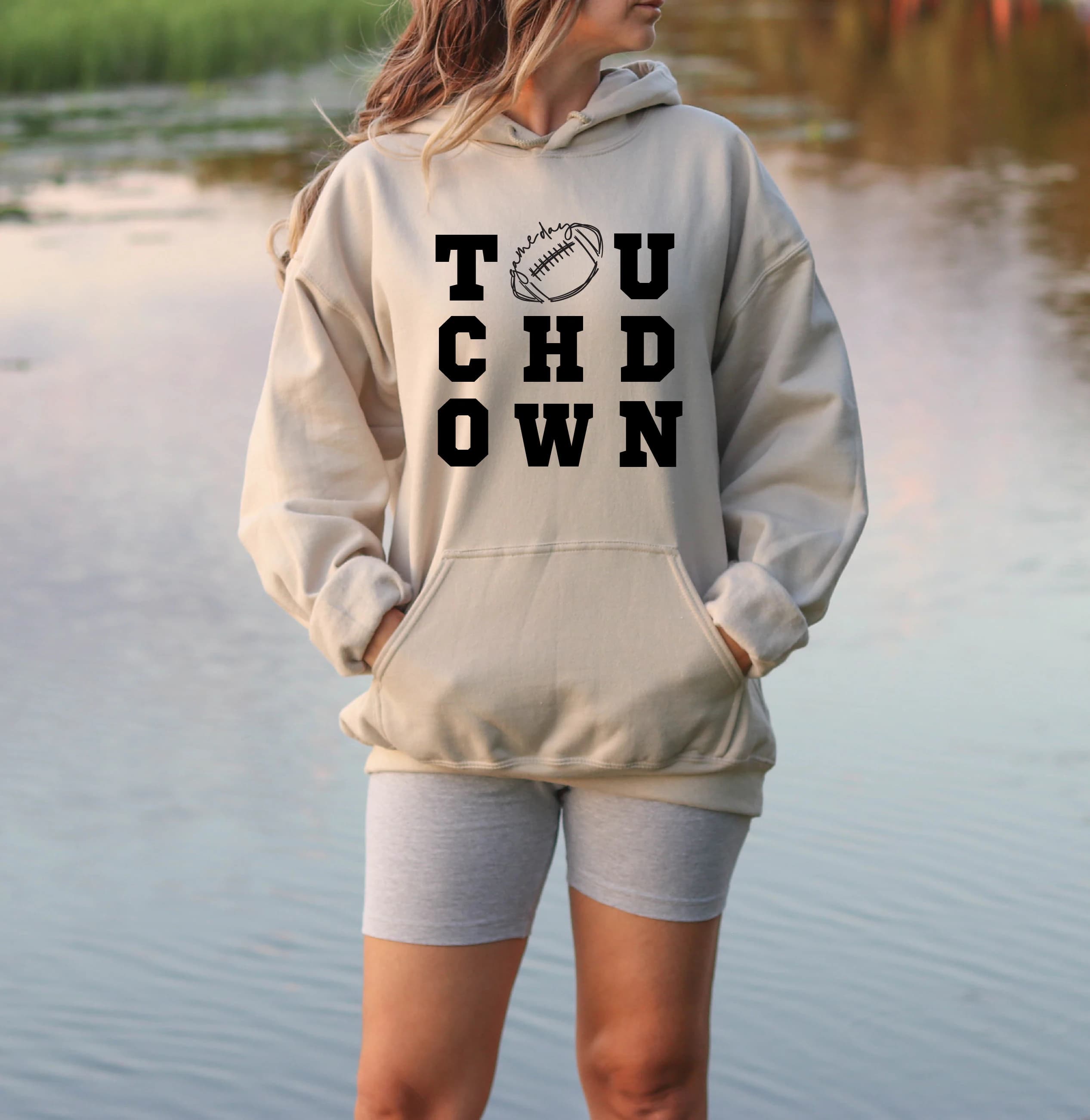 Touchdown Hoodie, Gameday Hoodie, Sunday Football, Sports Hoodie, Football Hoodie, Football Season Hoodie, Game Day Vibes, Game Day Hoodies
