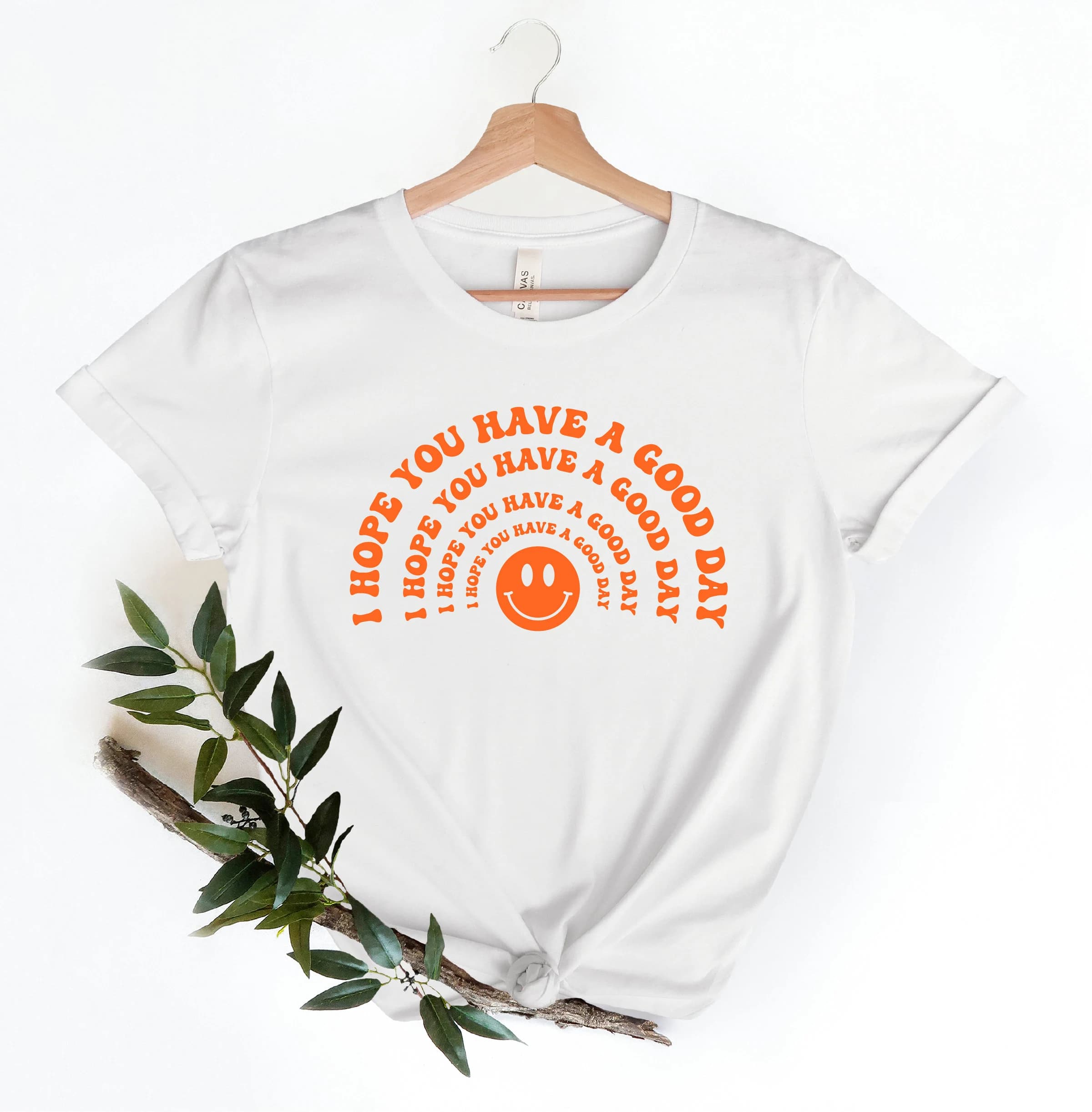 Have a Good Day Shirt, Smile Face Shirt, Positive Vibes Tee, Good Vibes Only T Shirt, Boho Cute Shirt, Aesthetic Shirt, Preppy T-Shirt - image 2