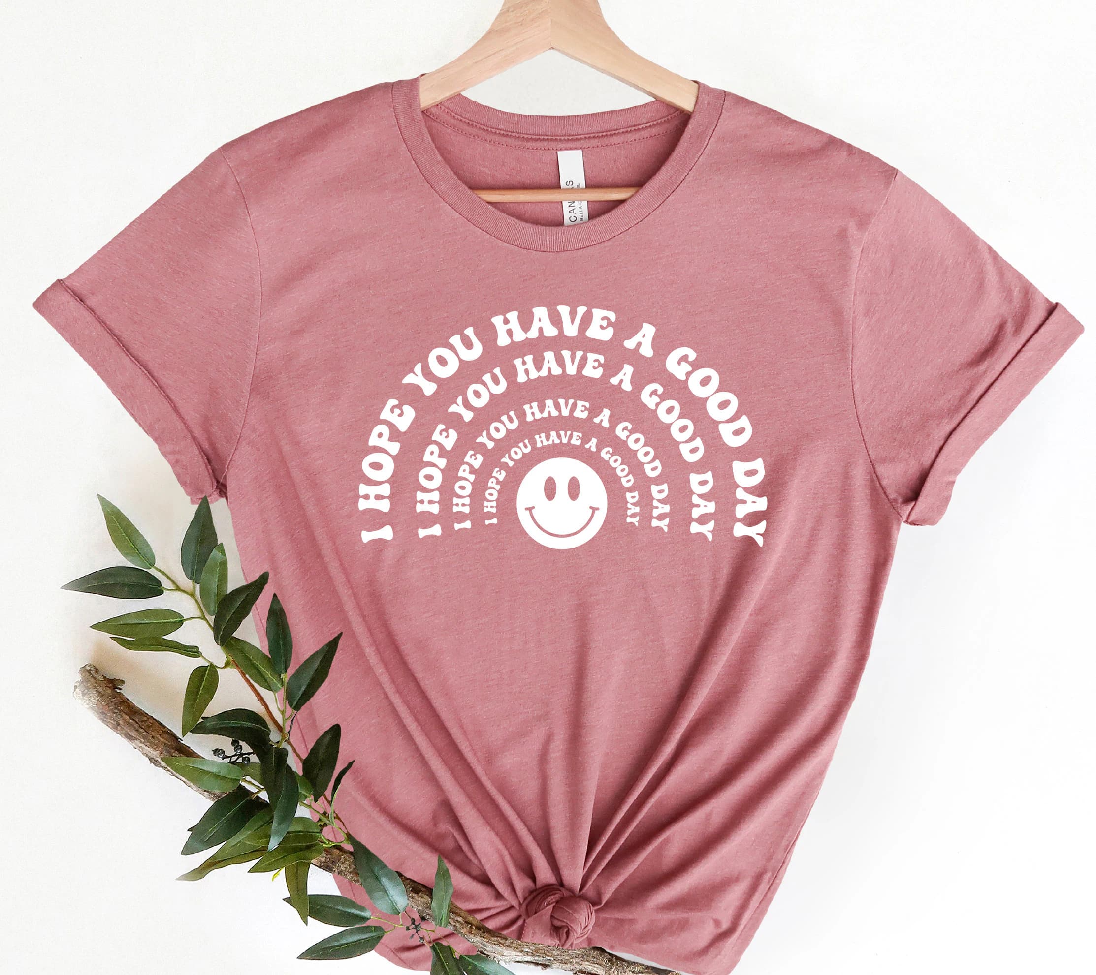 Have a Good Day Shirt, Smile Face Shirt, Positive Vibes Tee, Good Vibes Only T Shirt, Boho Cute Shirt, Aesthetic Shirt, Preppy T-Shirt