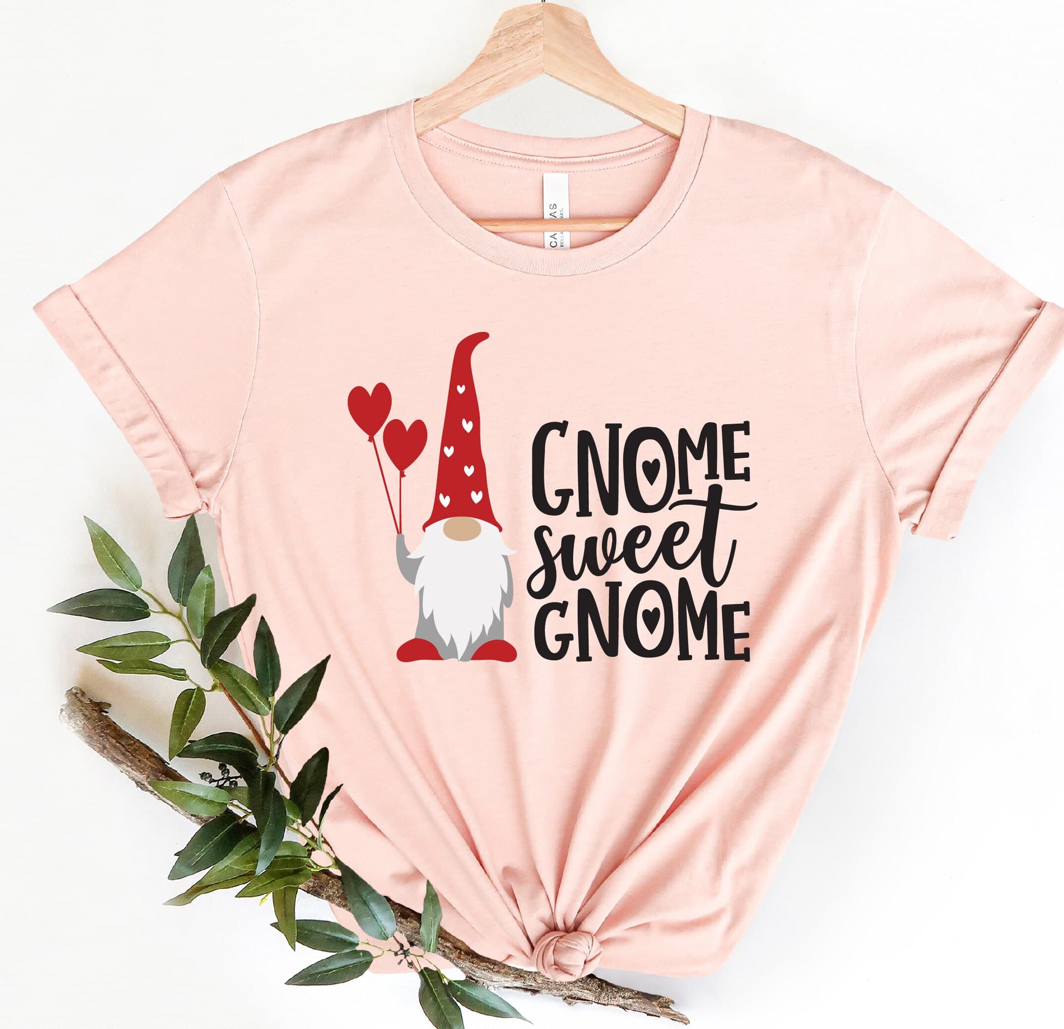 Gnome Sweet Gnome Shirt, Valentine Gnomes Shirt, Valentines Day Shirt , Couple Love Shirt, Valentines Day Shirt, Valentines Day Gift