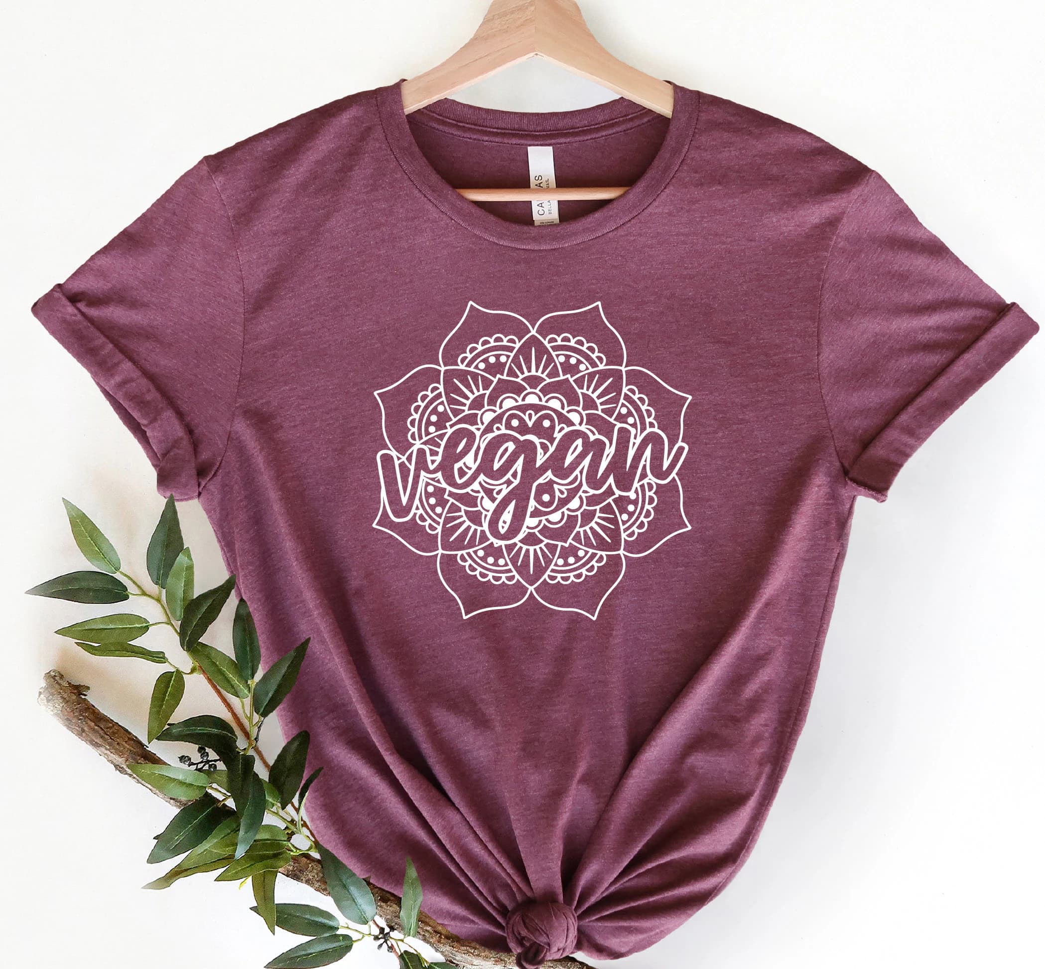 Vegan Gift, Vegan Gift for Women, Vegan Lifestyle Shirt, Vegan Mandala Shirt, Vegan for Life TShirt, Proud to be Vegan Shirt, Vegan Shirt