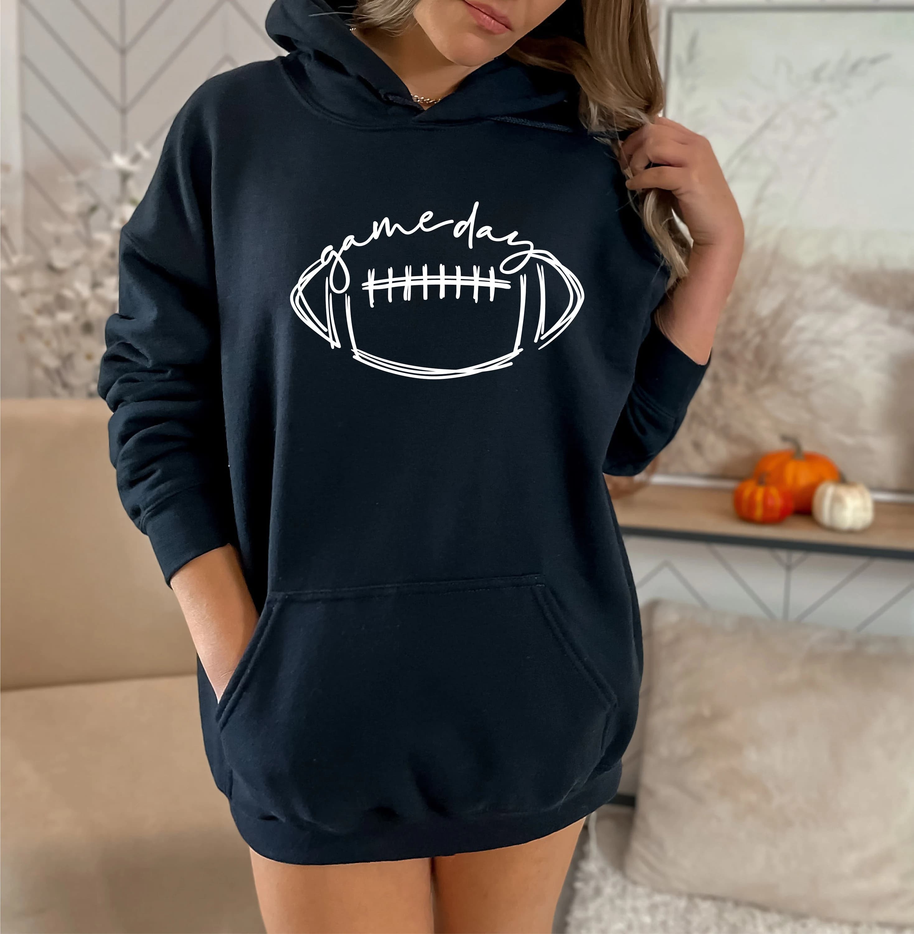 Game Day Hoodie, Sunday Football, Sports Hoodie, Football Hoodie, Football Season Hoodie, Game Day Vibes, Popular Game Day Hoodies - image 3