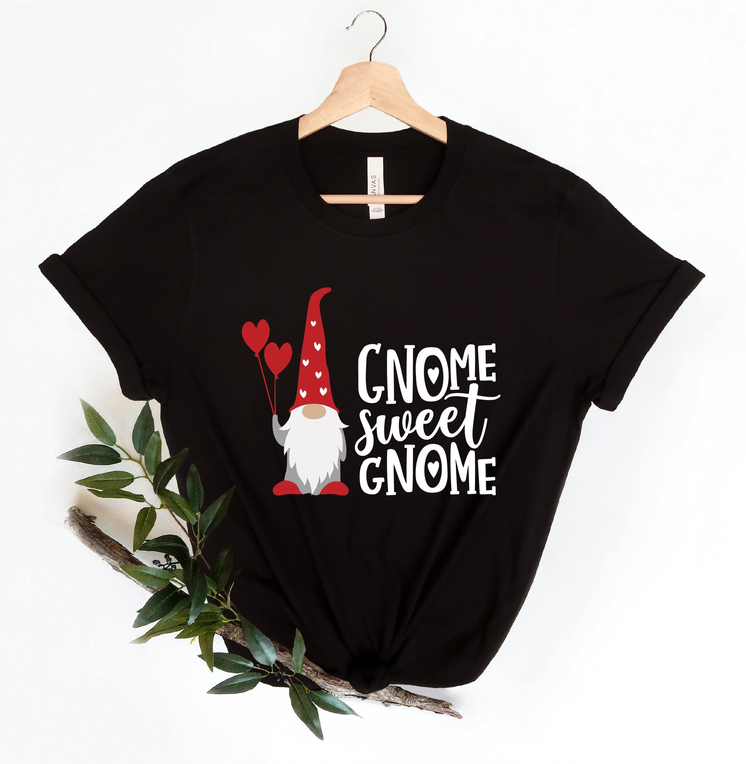 Gnome Sweet Gnome Shirt, Valentine Gnomes Shirt, Valentines Day Shirt , Couple Love Shirt, Valentines Day Shirt, Valentines Day Gift - image 2