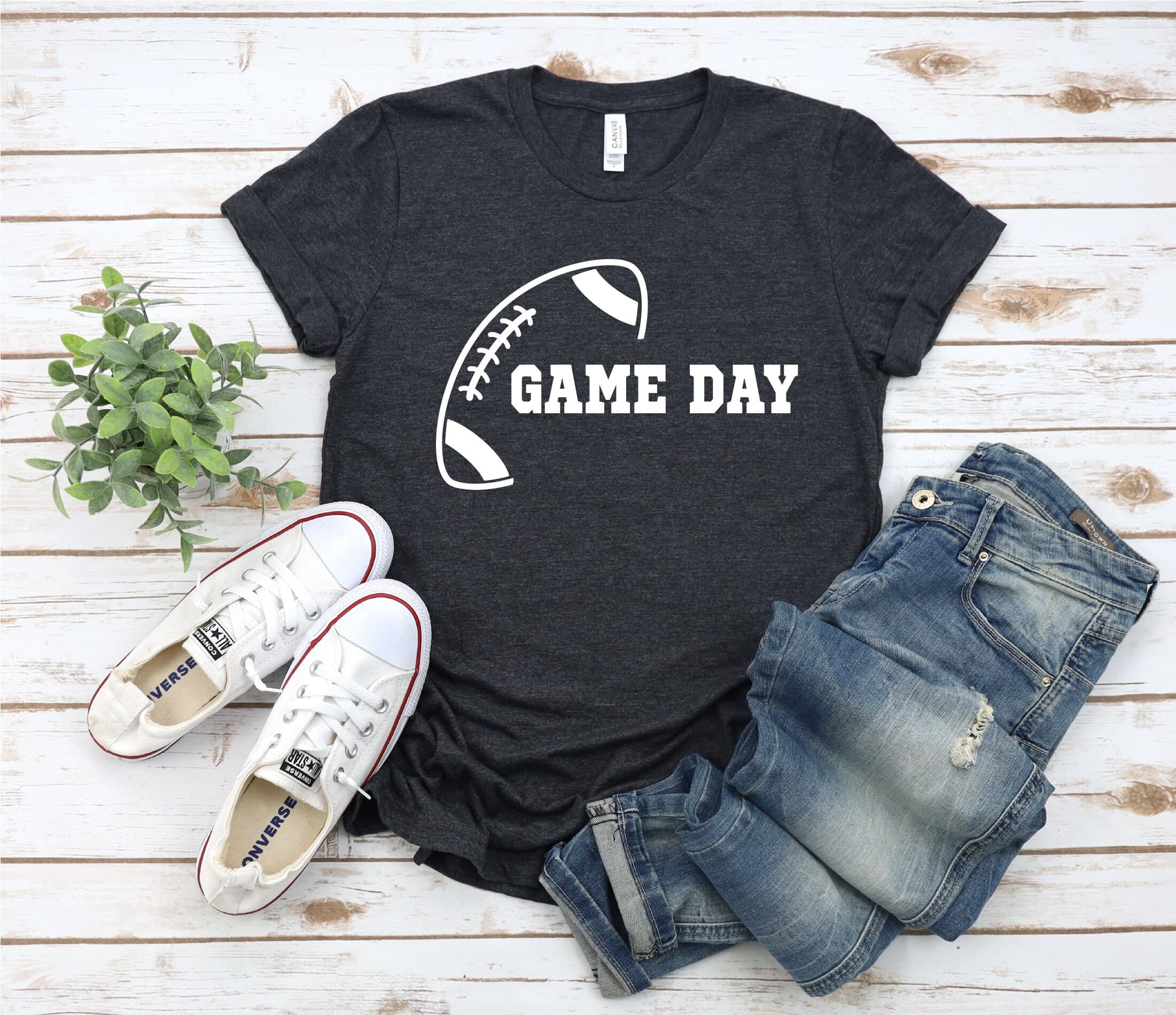 Game Day Shirt, Sunday Football Shirt, Football Shirt, Game Day Vibes, Sports Shirt, Cute Football Shirt, Football Mom Shirt, Game Day Tee - image 3
