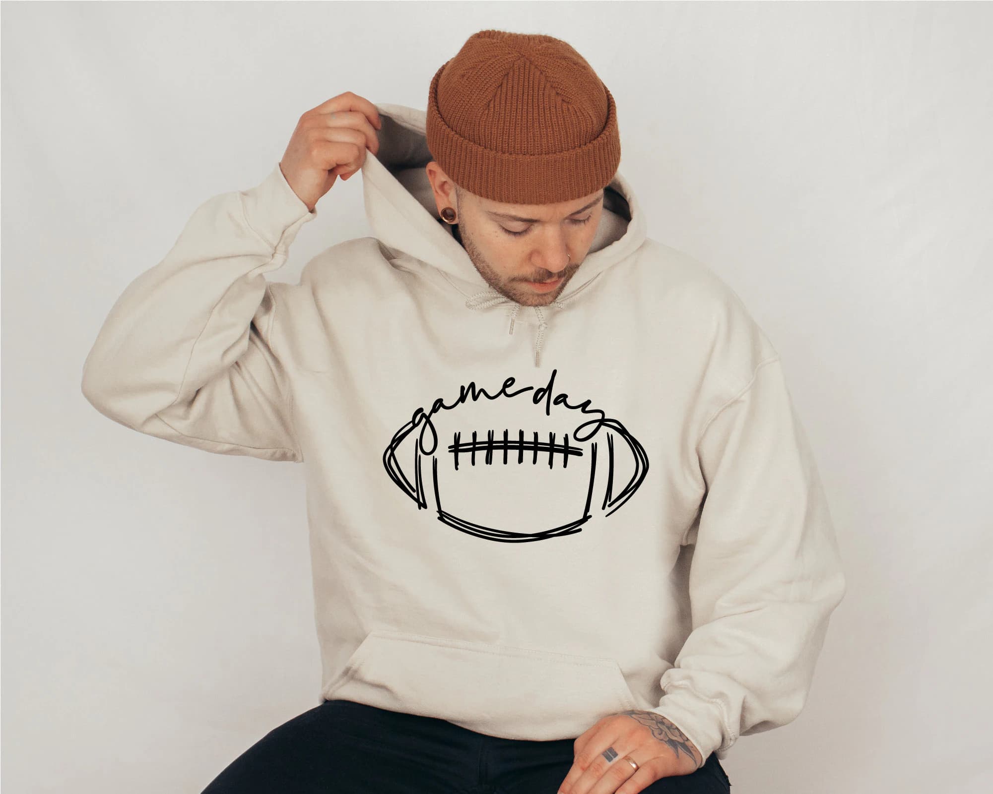 Game Day Hoodie, Sunday Football, Sports Hoodie, Football Hoodie, Football Season Hoodie, Game Day Vibes, Popular Game Day Hoodies - image 4