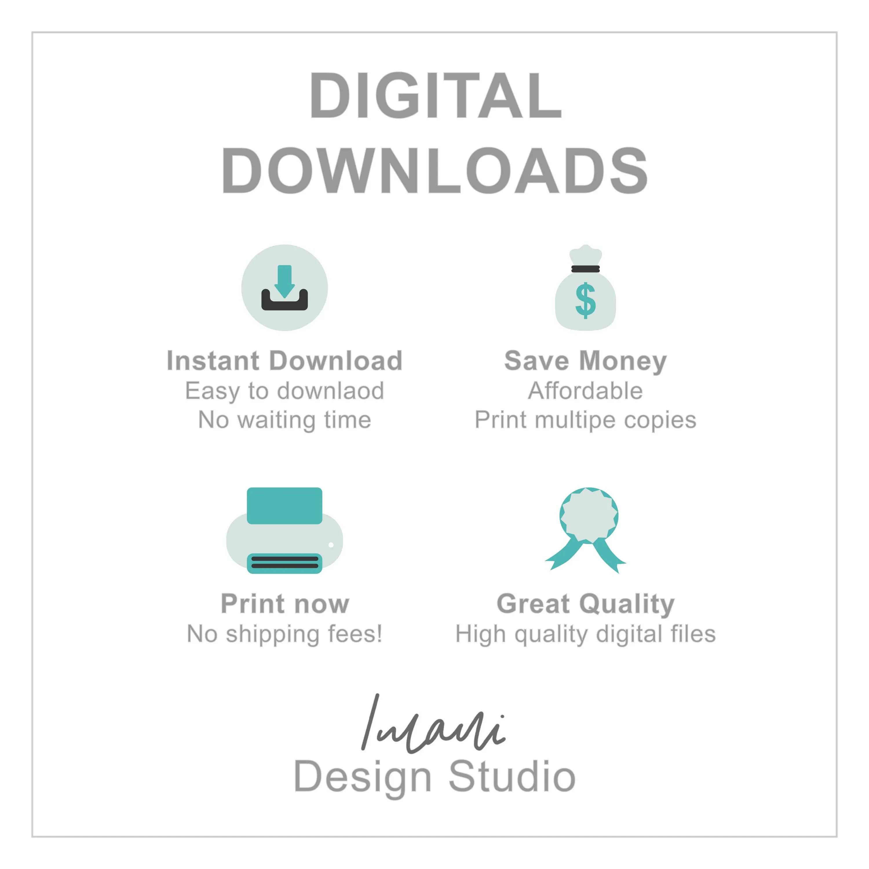 ImaniDesignStudio Commercial License Digital Download License For Artwork Patterns And Designs Editable Files License For Personal And Business Use