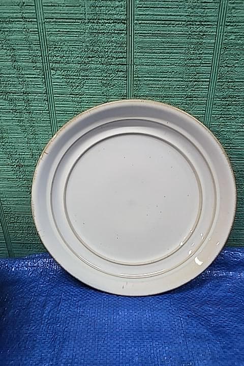 Set of 7 Tan Beige Dinner Plates - Stoneware and Dinnerware - image 5