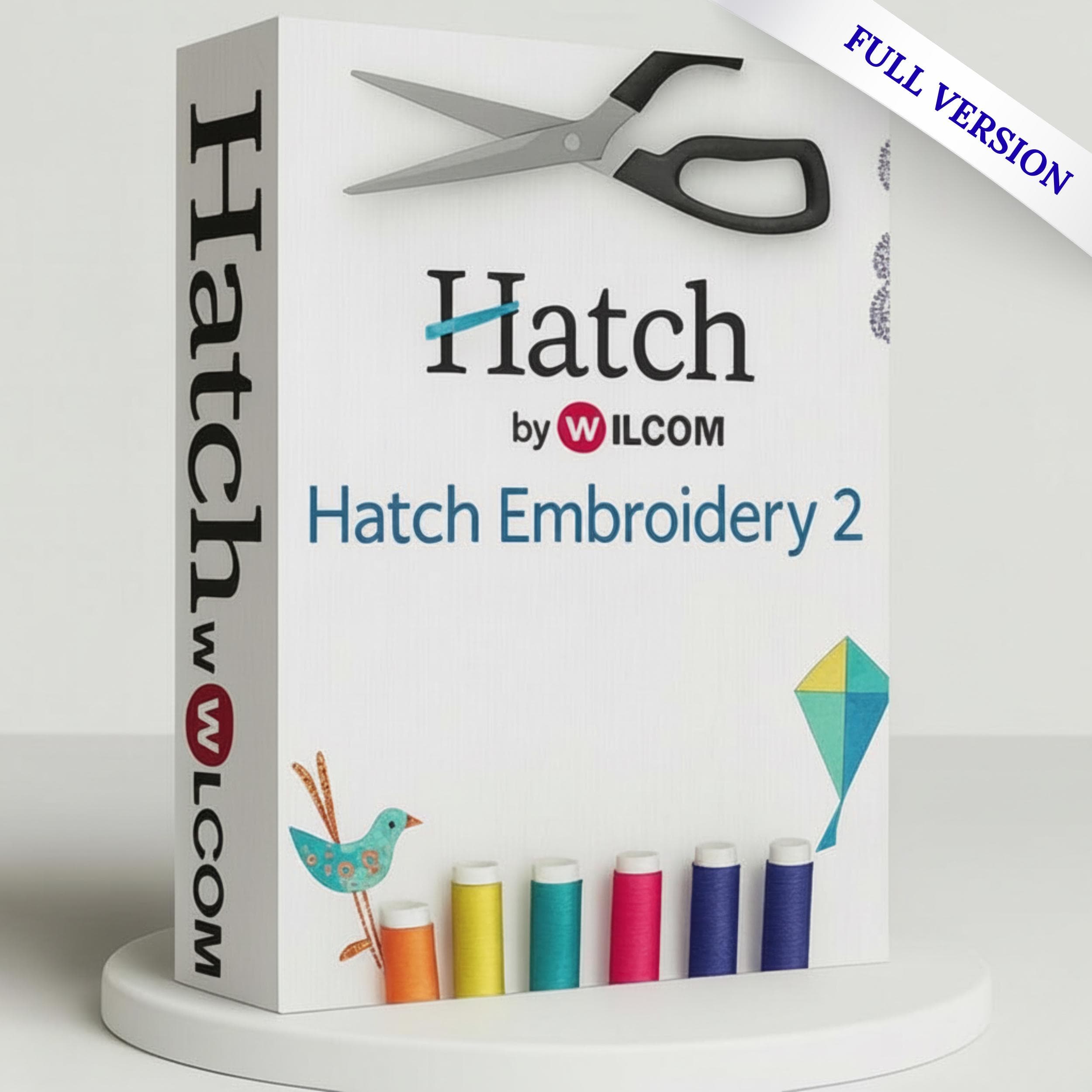 Hatch 2 Professional Embroidery Digitizing Software Full Version Lifetime Access Instant Download for Windows Embroidery Design
