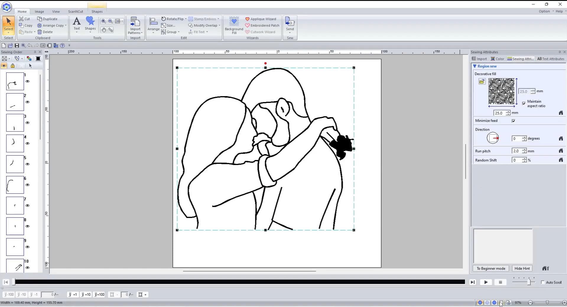 PE Design 11 Embroidery Software, Professional Digitizing & Stitch Design Tool,  Embroidery Editing, Lifetime License Instant Download - image 4