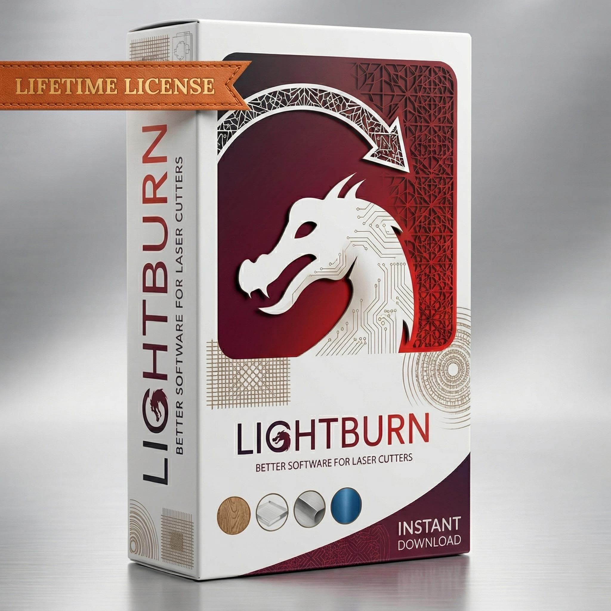 LightBurn Laser Cutting Engraving Software Lifetime License Instant Download Professional Design Tool for CO2 Diode Fiber Lasers Windows Mac