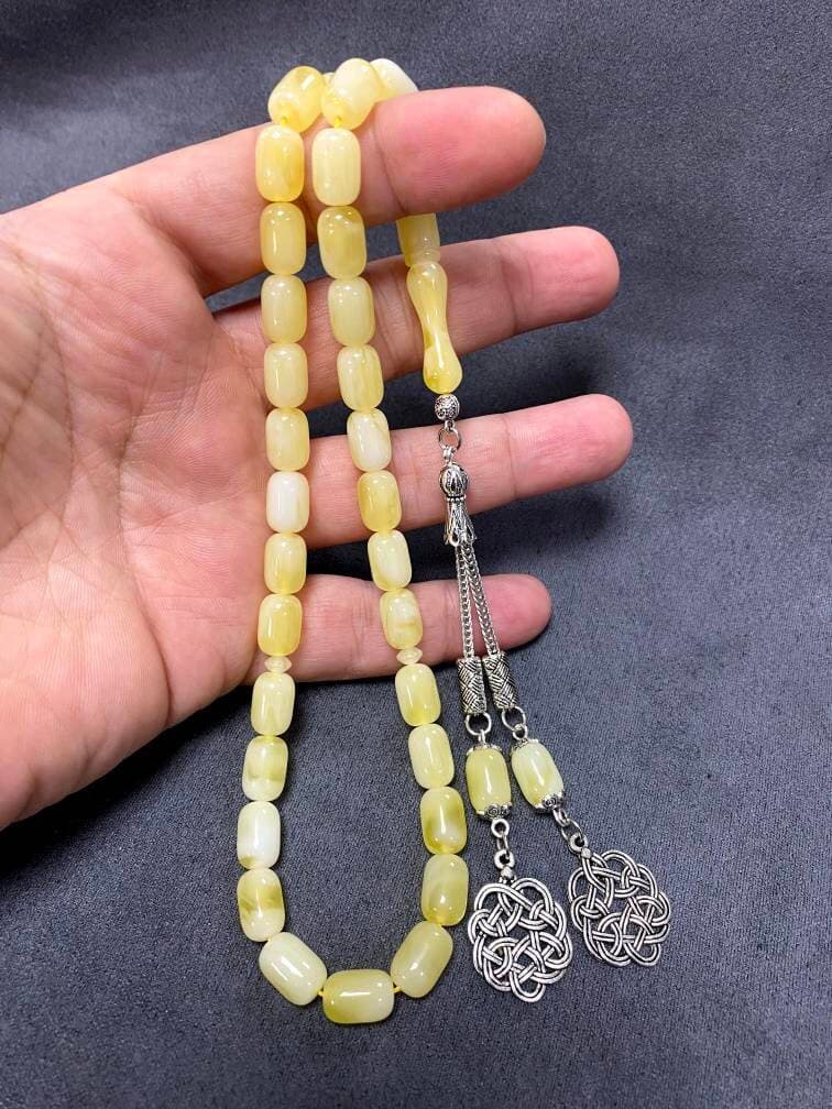 Beirut Bakelite Islamic Prayer Beads, Muslim Rosary, Ramadan Gift - image 5