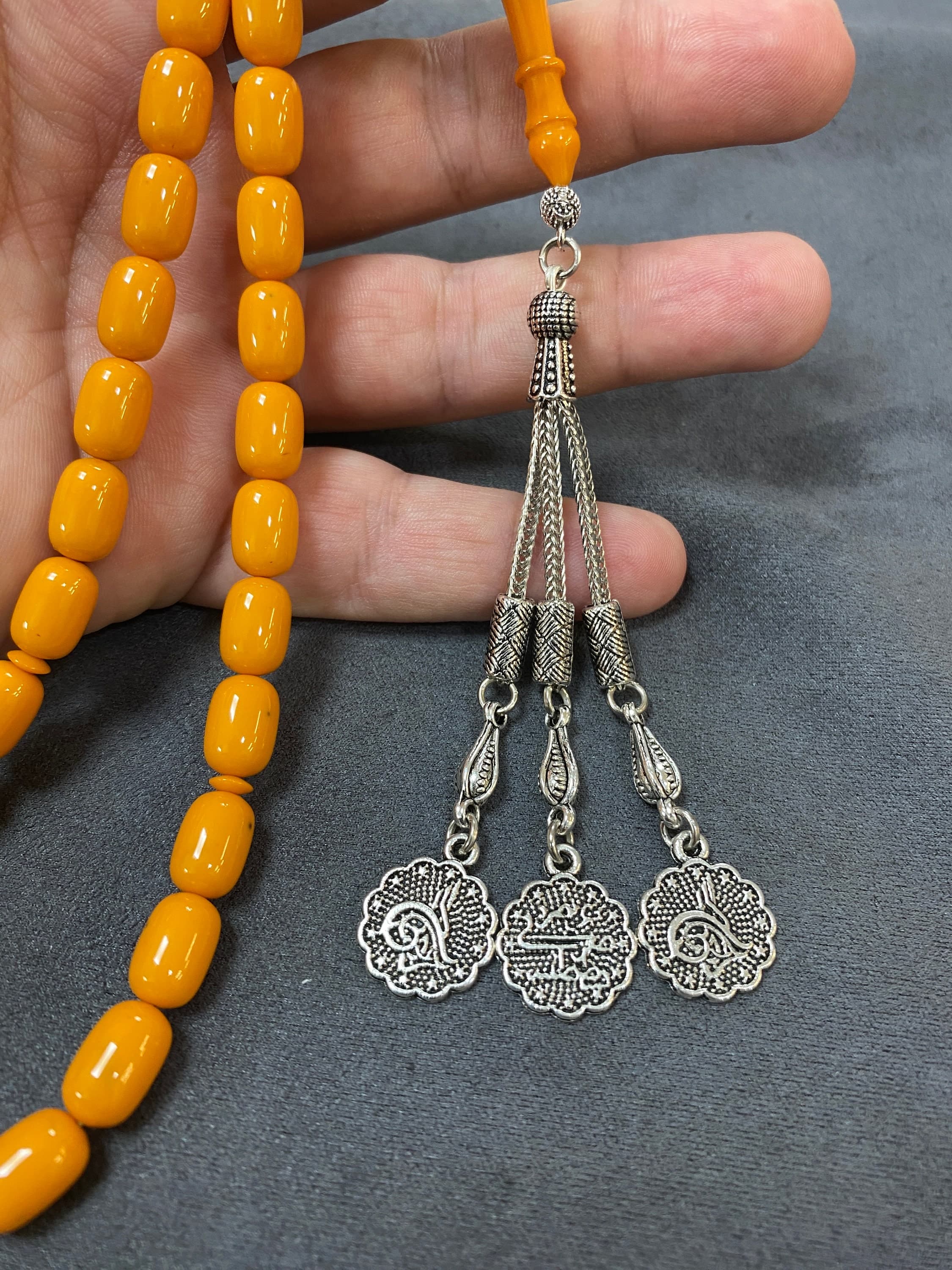 Metal Tasbih Tassel, Rosary Accessory, Misbaha Design Set - image 5